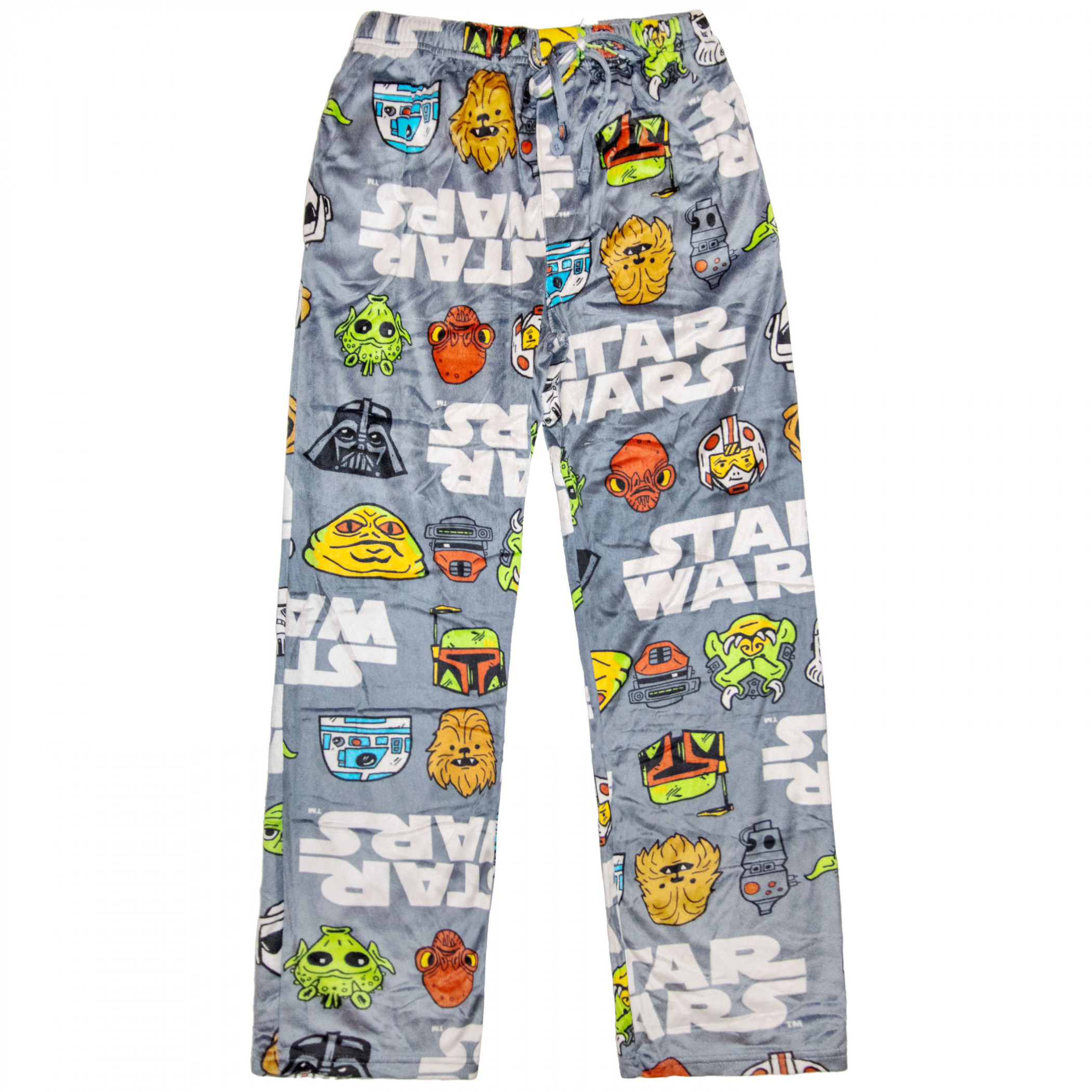 Star Wars Character Collage Sleep Pants, Grey