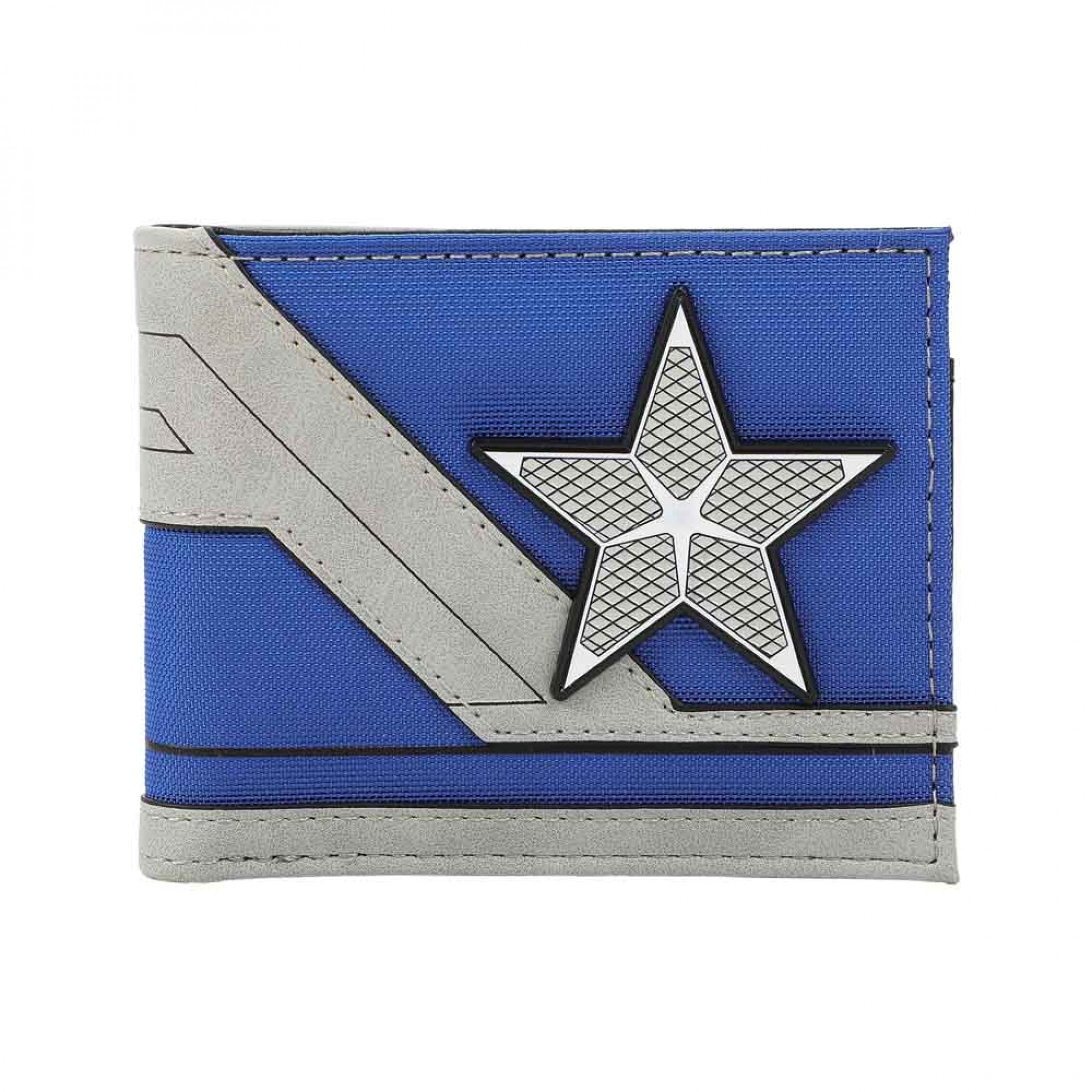 Captain America Brave New World Bi-fold Wallet, Blue