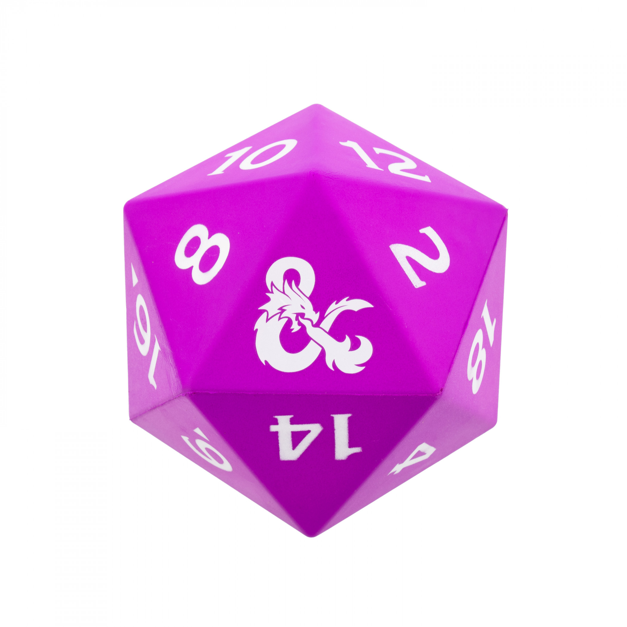 Dungeons & Dragons 20 Sided Die Stress Ball, Purple