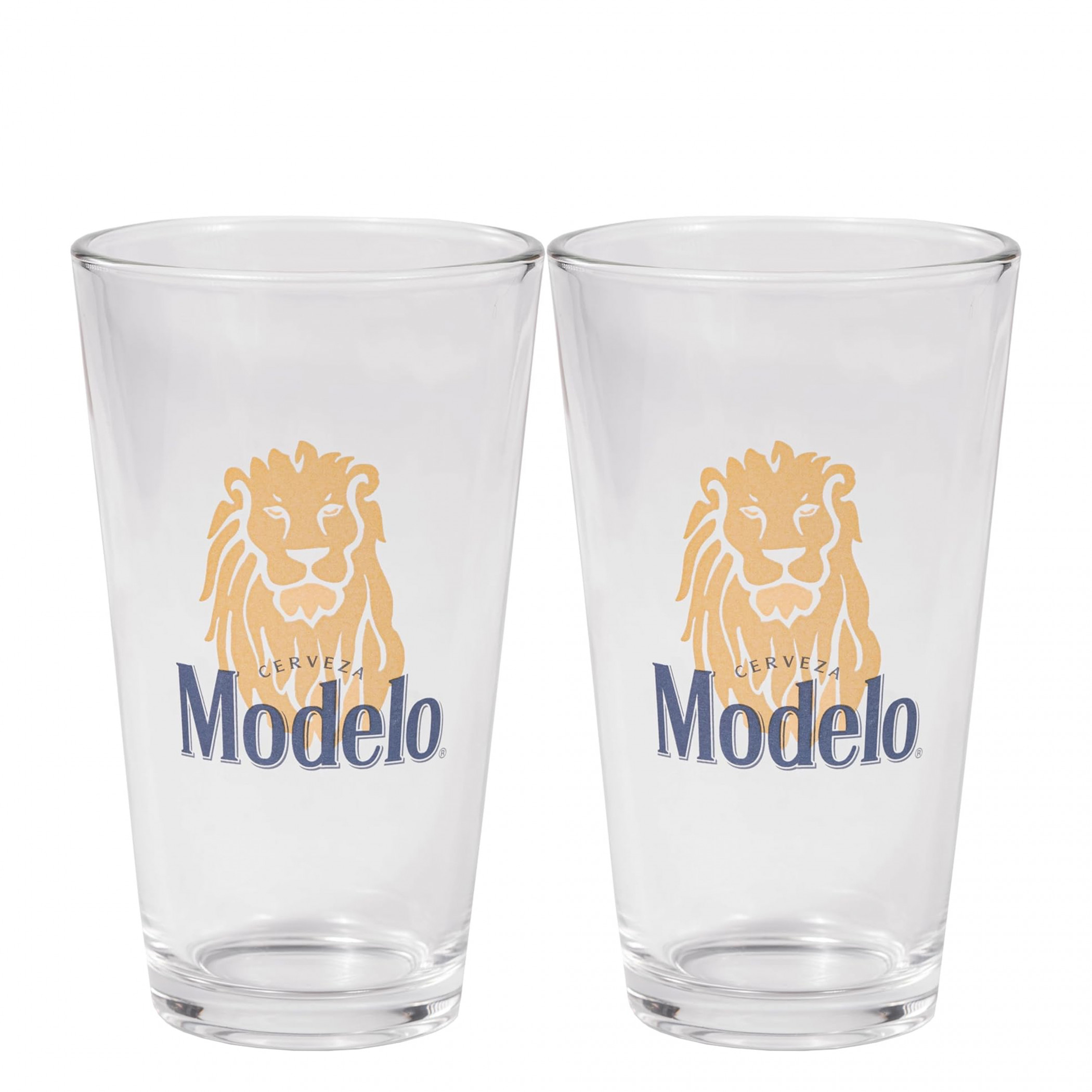 Modelo Lion Logo 2-Pack Pint Glass Set