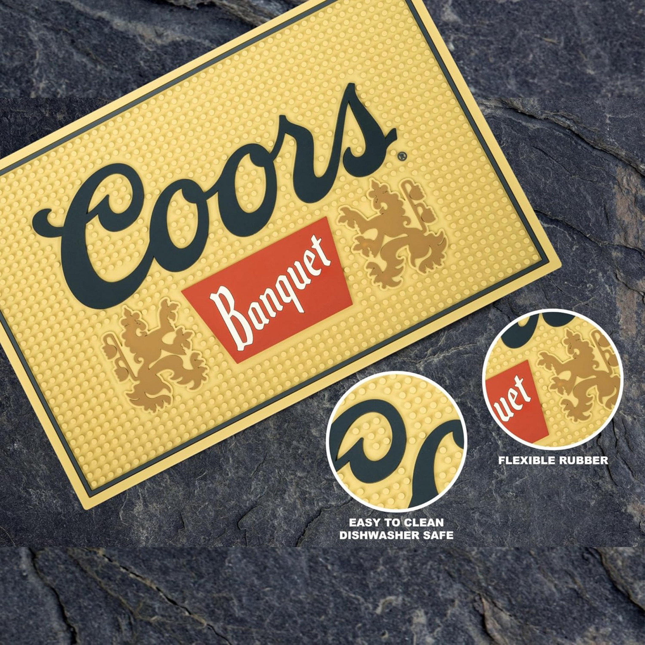 Coors Banquet Classic Logo Bar Mat