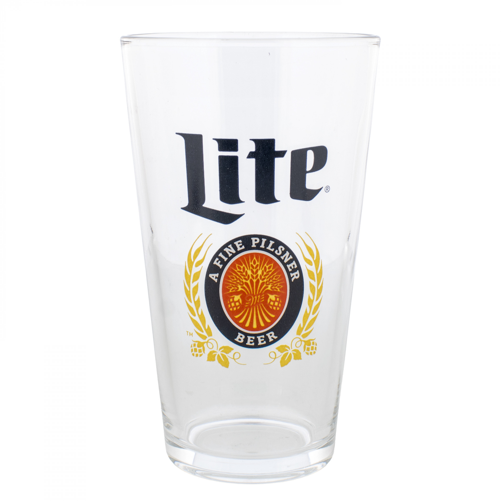 Miller Lite Classic Logo 2-Pack Pint Glass Set