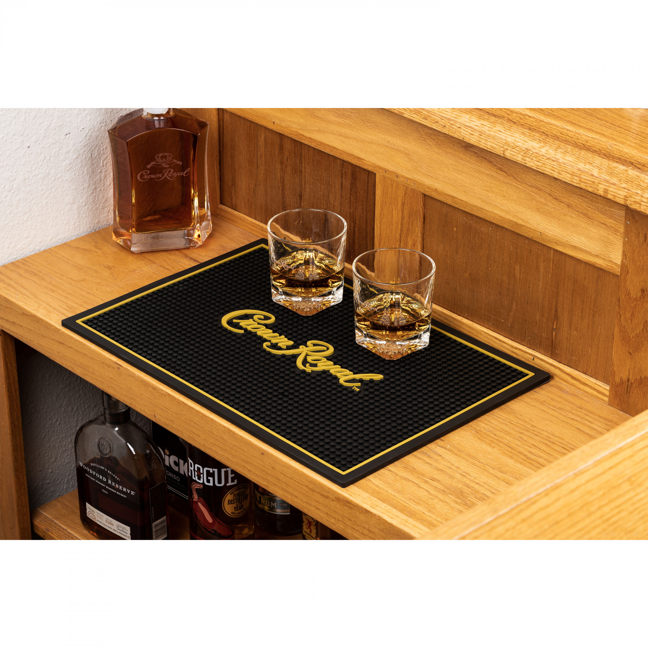 Crown Royal Whiskey Glasses and Whiskey Stone Set