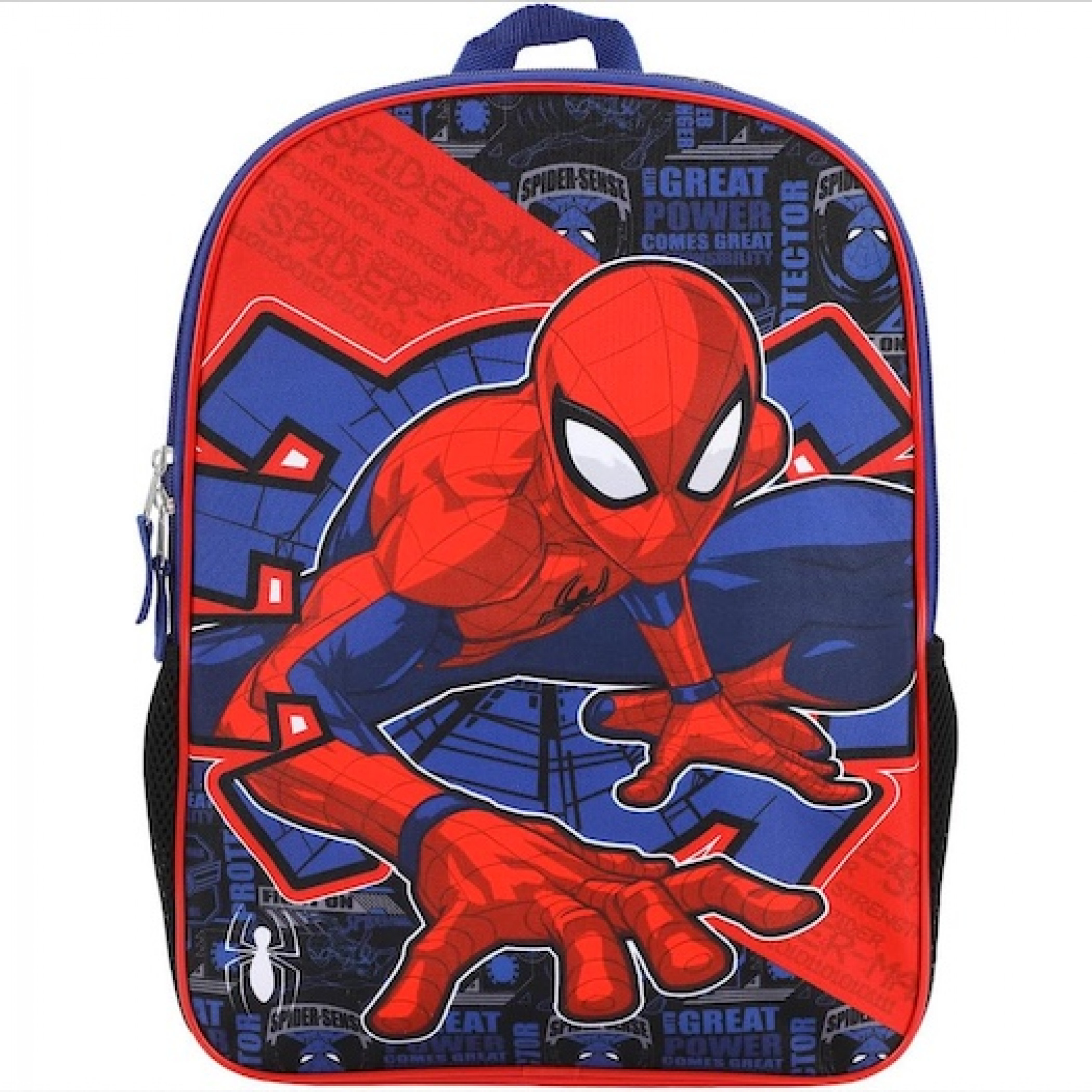 Spider-Man Mini Backpack with Character Padded Chest, Multi-Color