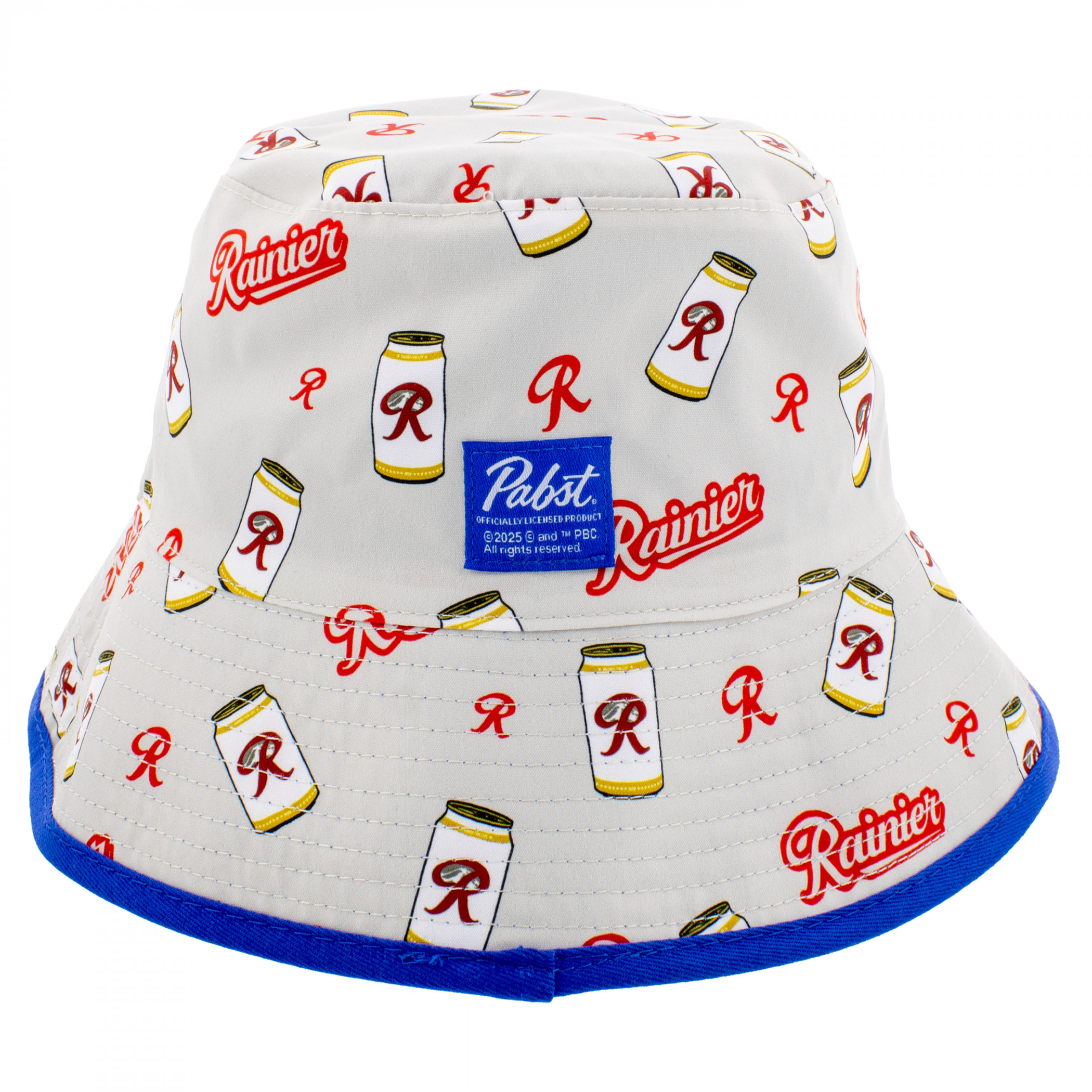 Rainier Beer Mountain Fresh Salmon Fishing Reversible Bucket Hat