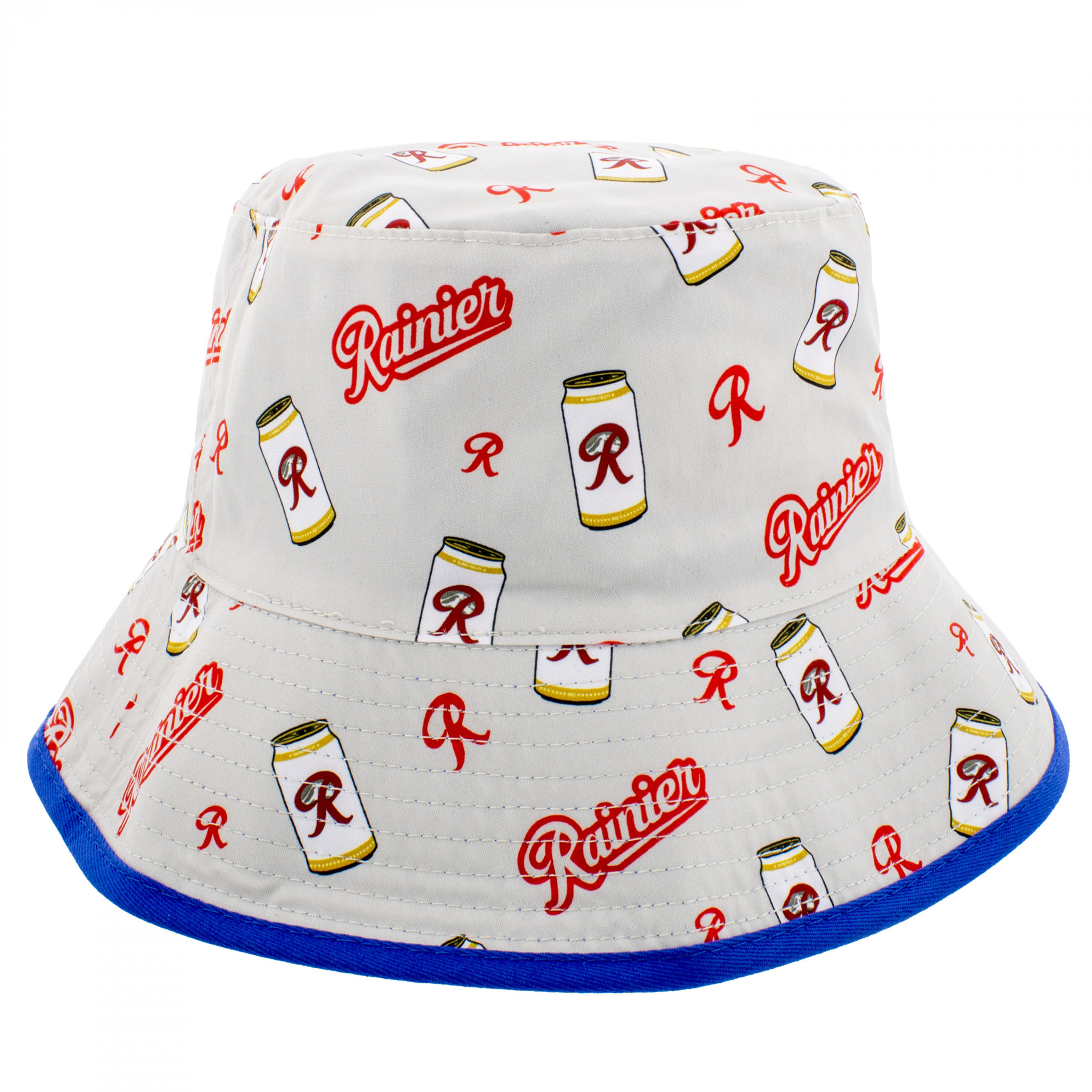 Rainier Beer Mountain Fresh Salmon Fishing Reversible Bucket Hat