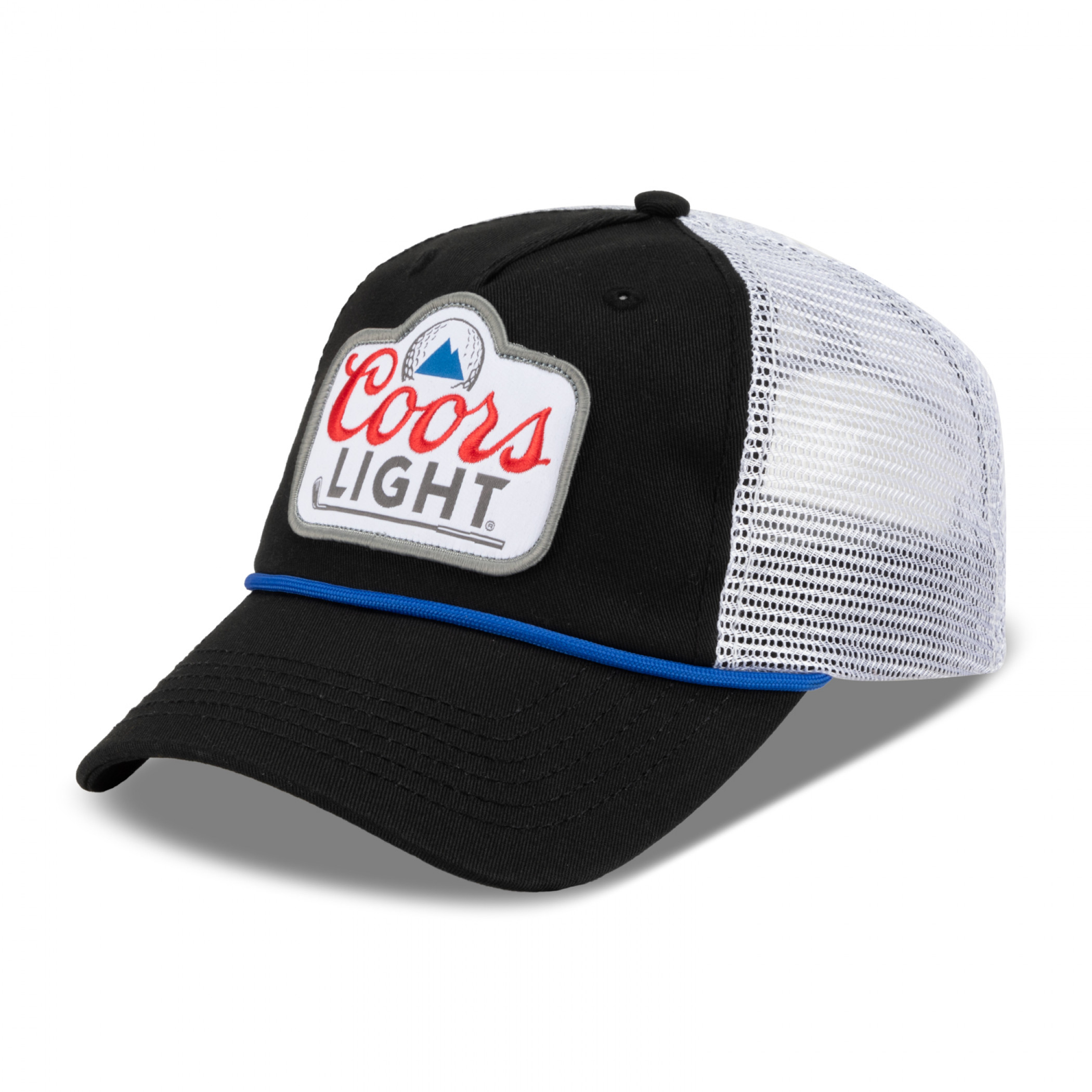 Coors Light Embroidered Woven Patch Golf Rope Hat