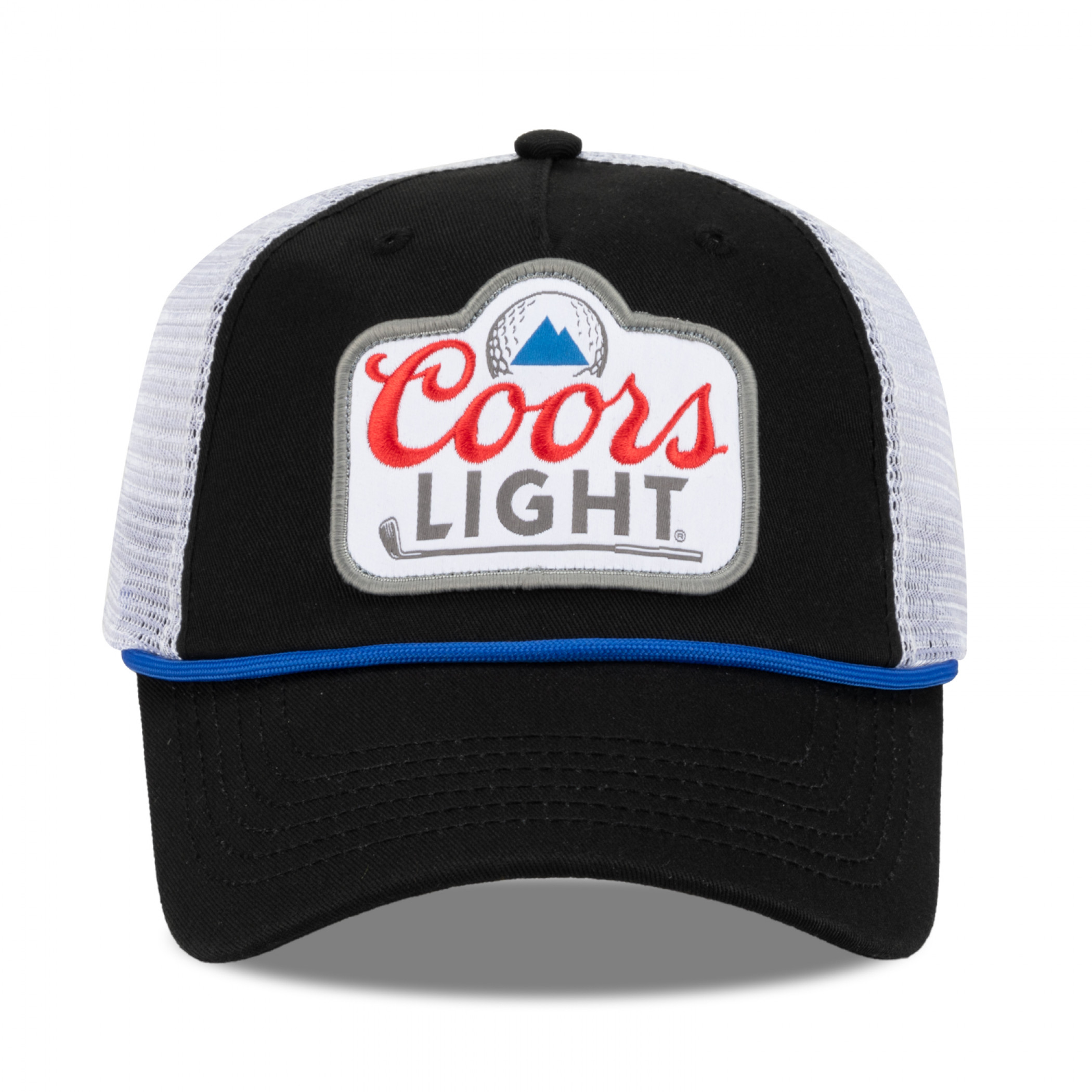 Coors Light Embroidered Woven Patch Golf Rope Hat