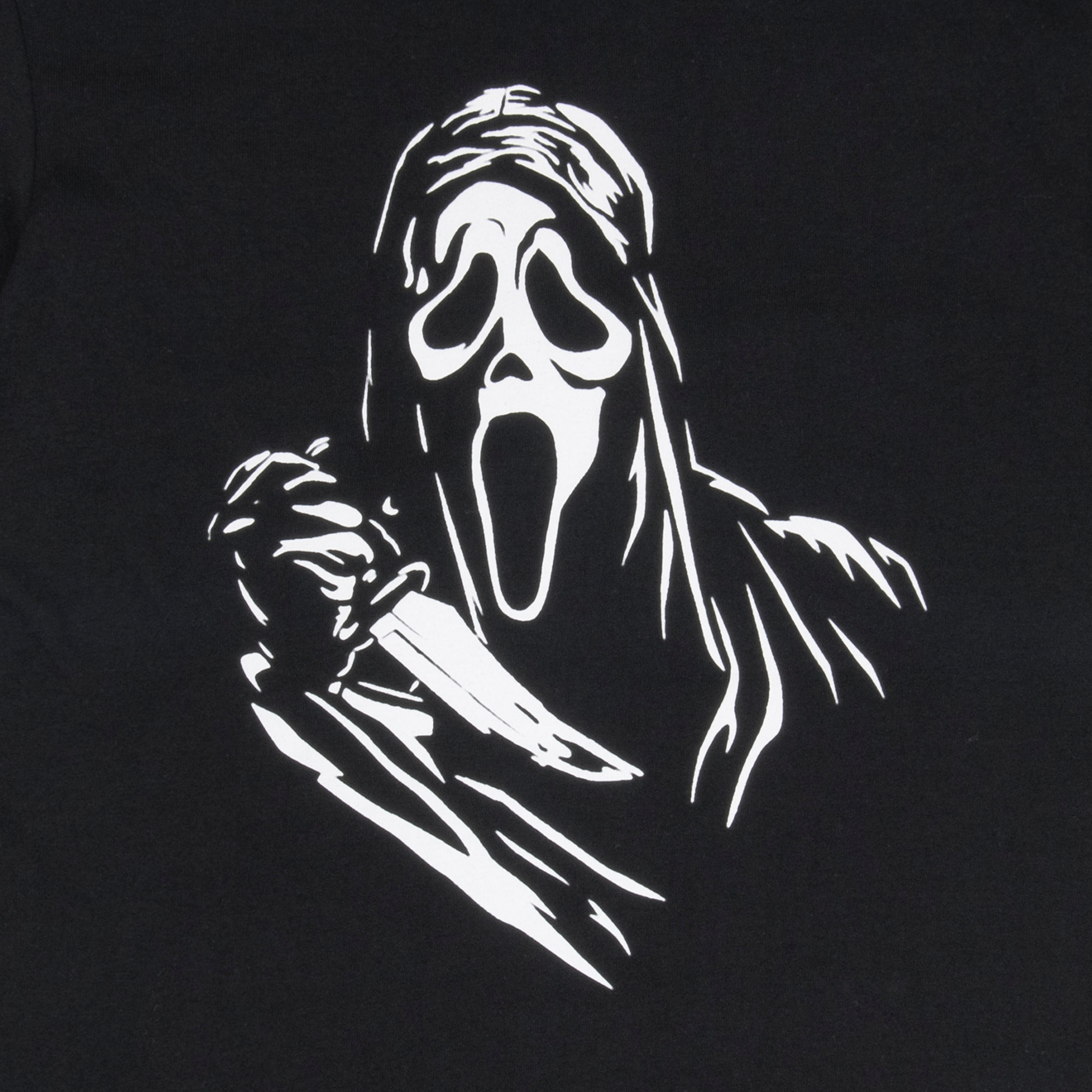 Scream Ghost Face Hard Shadow T-Shirt Black - Picture 4 of 12