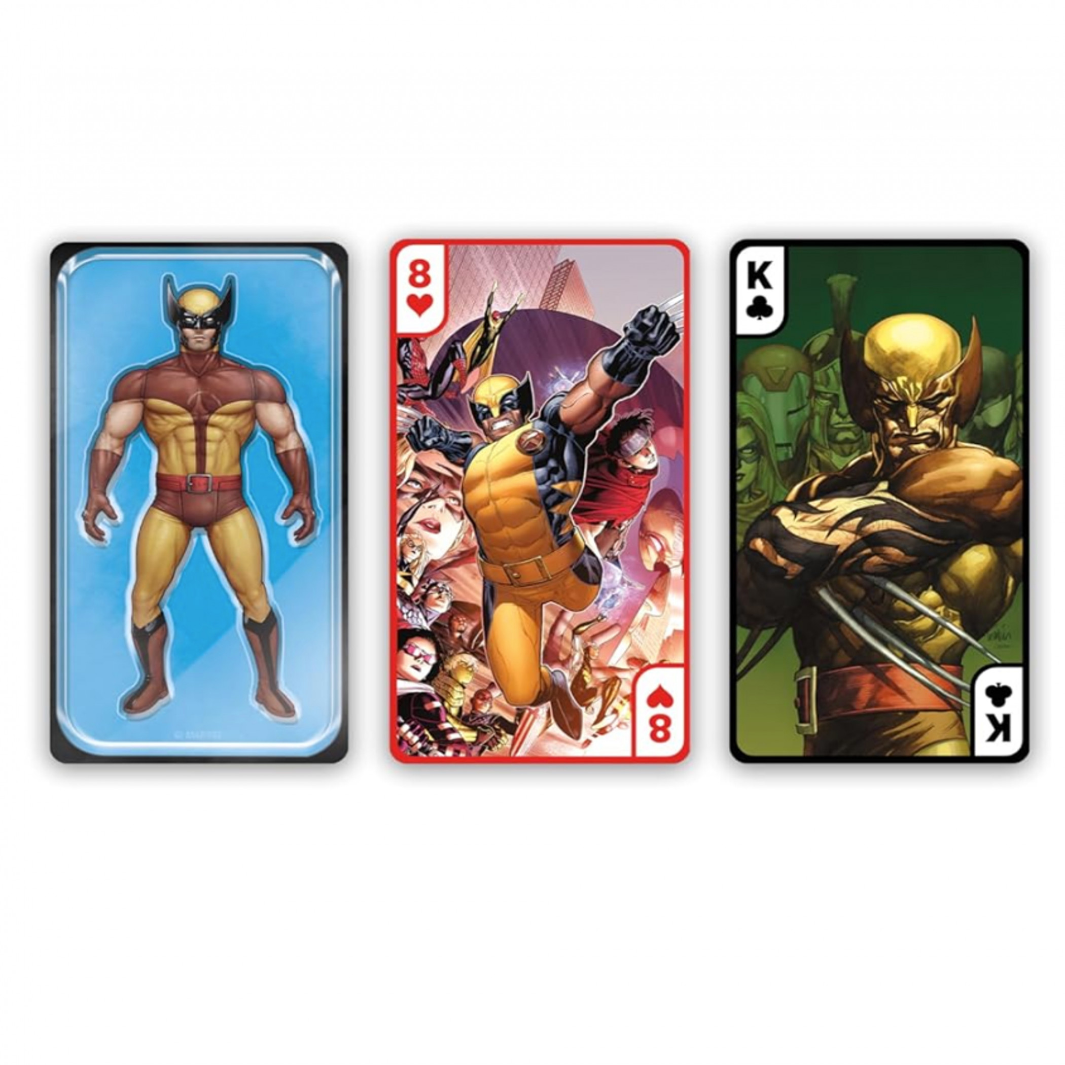 Wolverine Action Figure Premium Playing Cards, Multi-Color