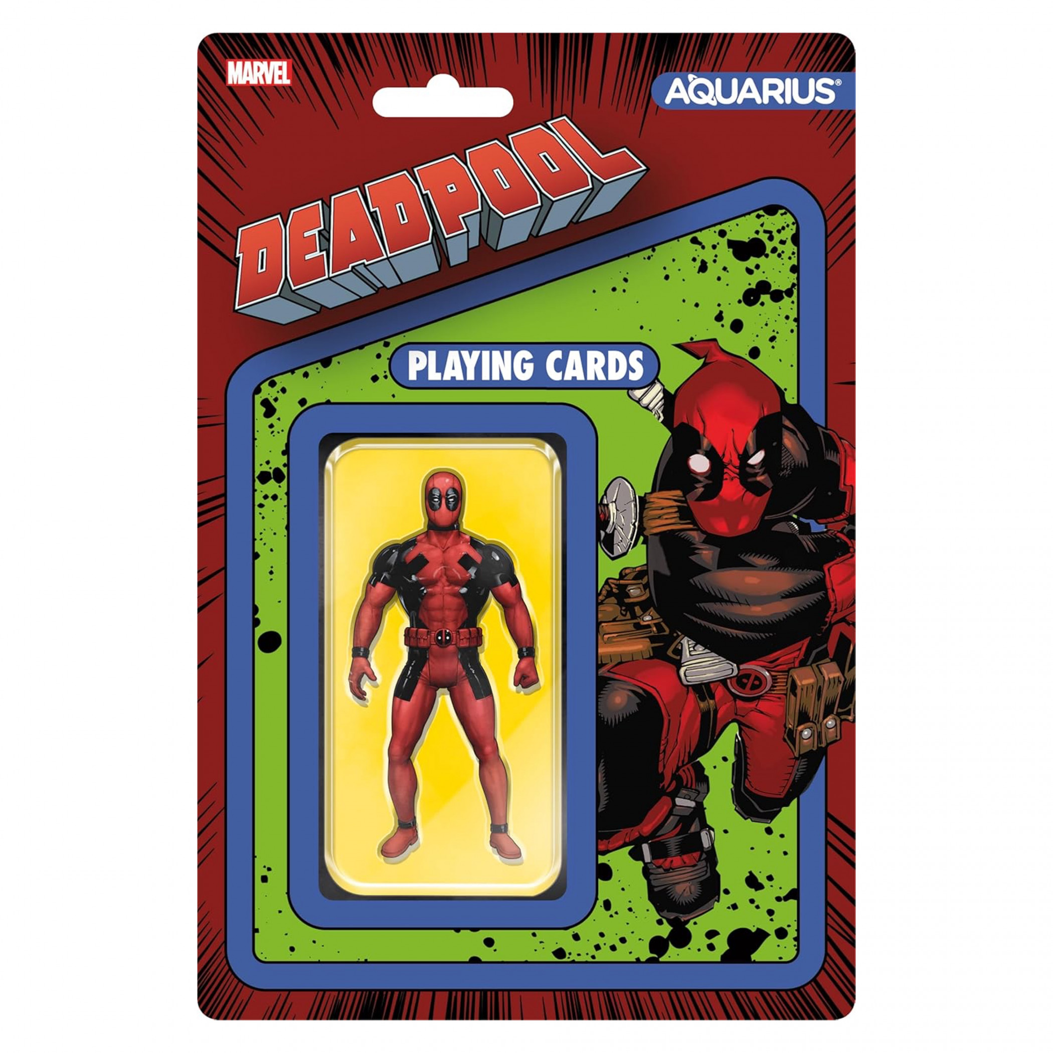 Deadpool Action Figure Premium Playing Cards, Multi-Color