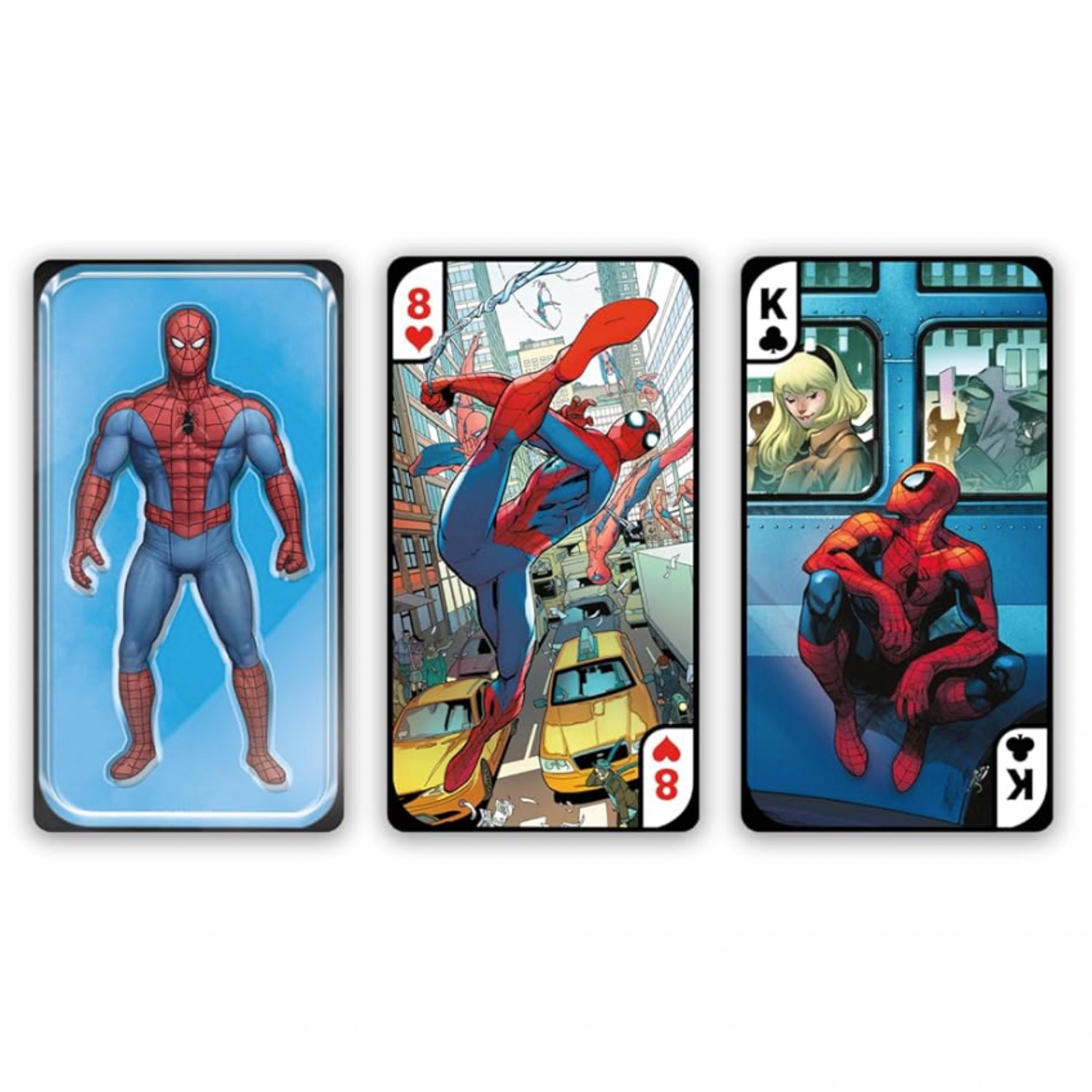 Spider-Man Action Figure Premium Playing Cards, Multi-Color