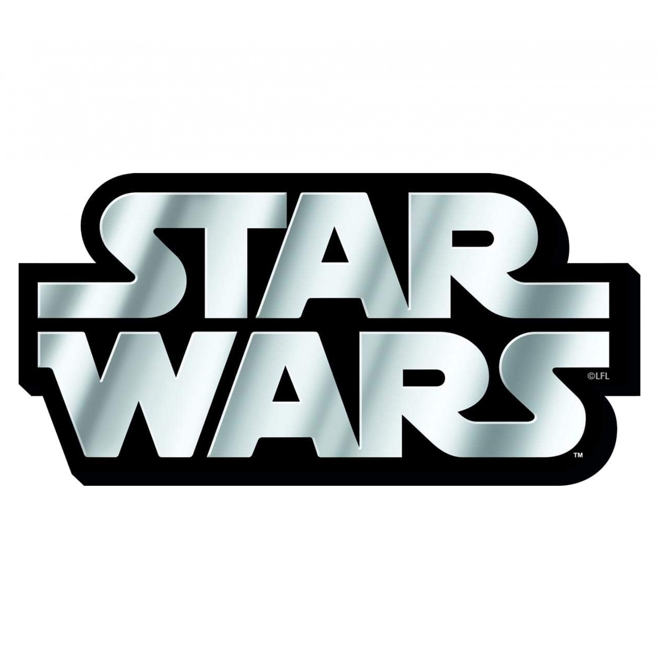 Star Wars Vintage Logo Funky Chunky Magnet, Multi-Color