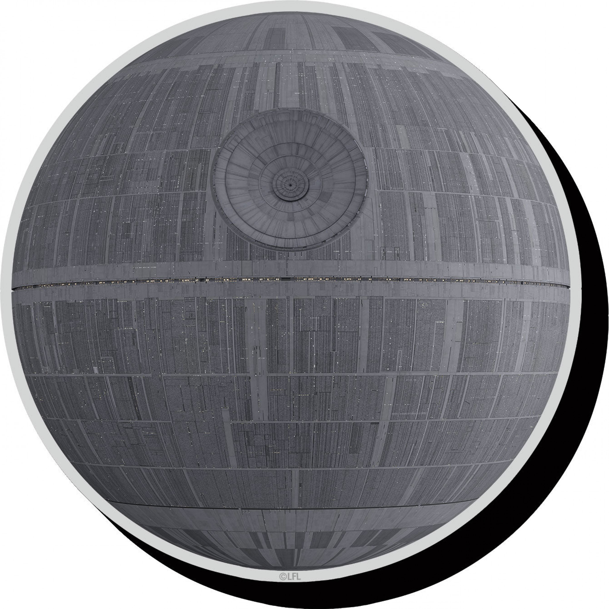 Star Wars Death Star Funky Chunky Magnet, Silver
