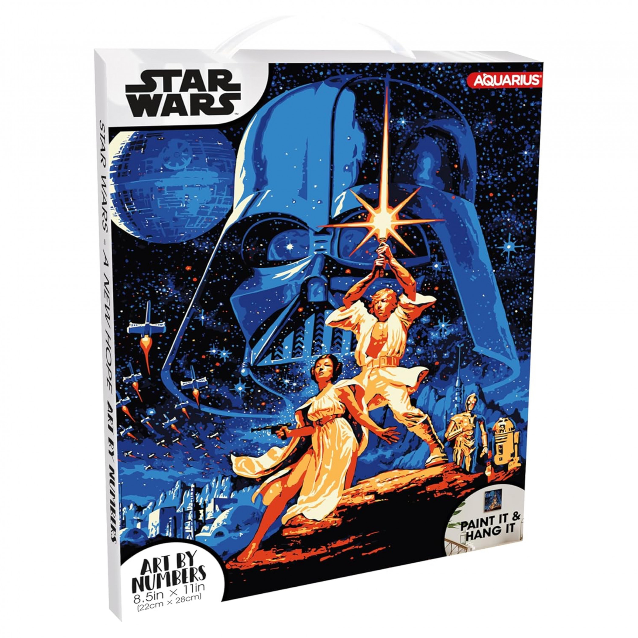 Star Wars Mini Art By Numbers, Multi-Color