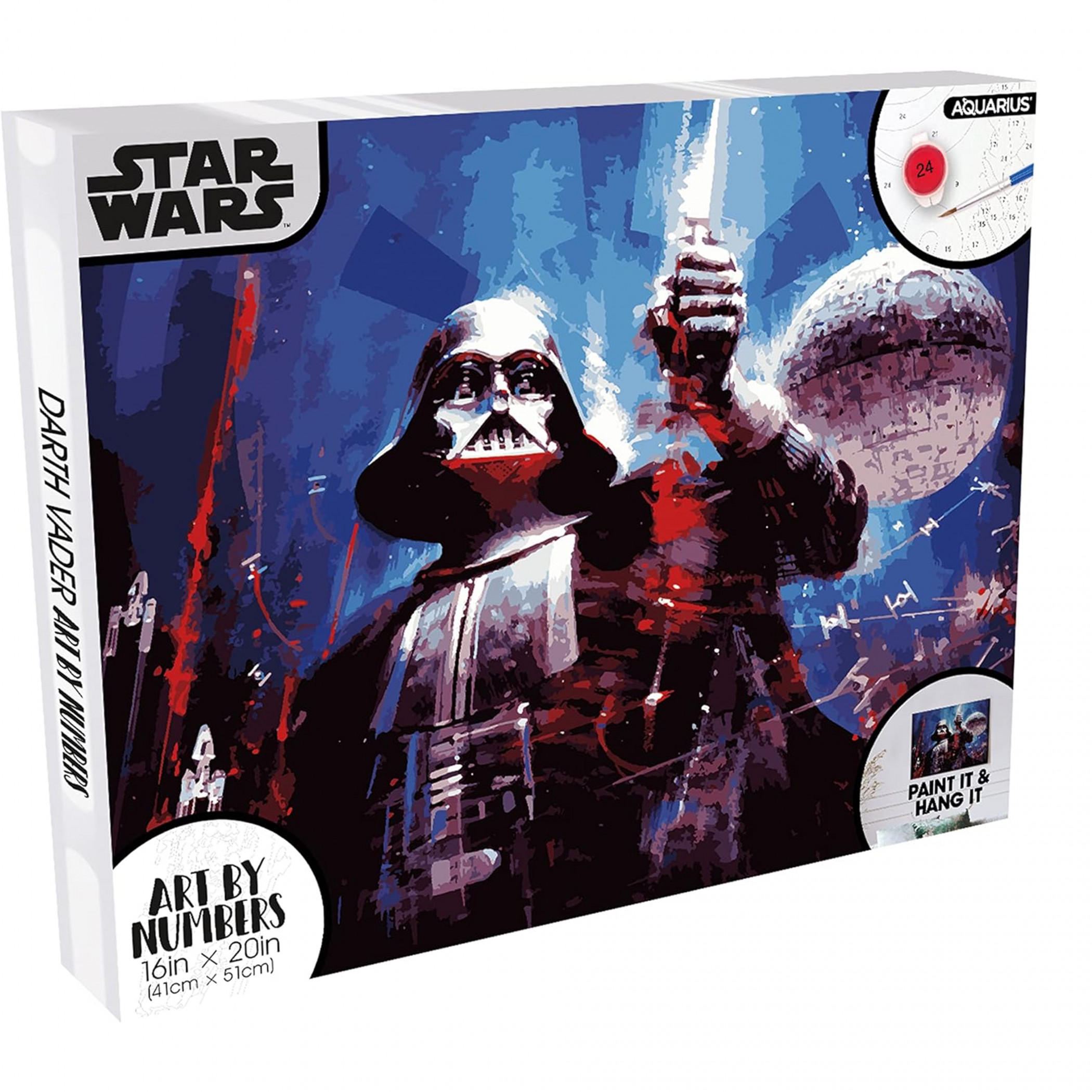 Star Wars Darth Vader #1000 Variant Paint By Numbers Kit, Multi-Color