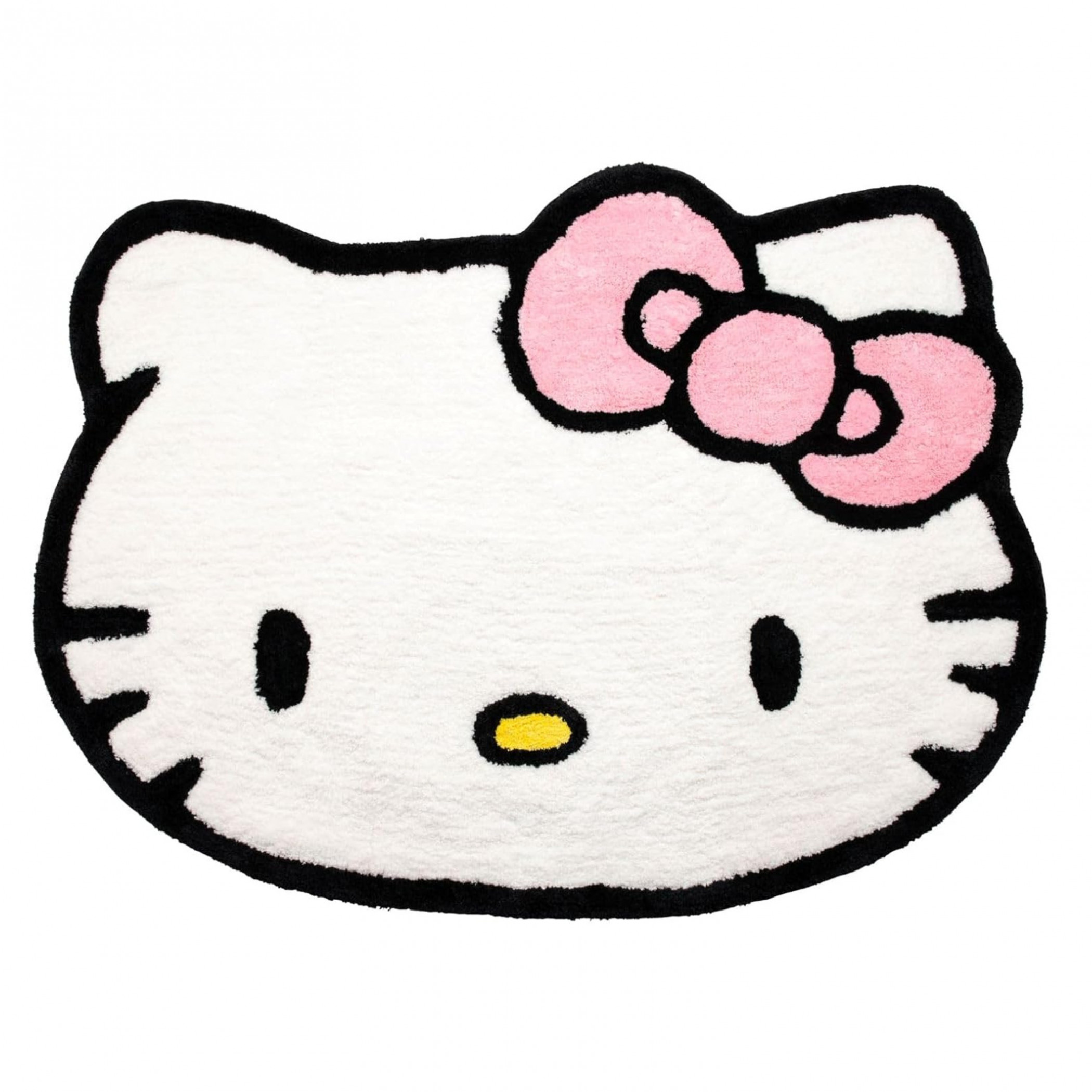 Hello Kitty Plush 4' x 3'  Accent Rug, White