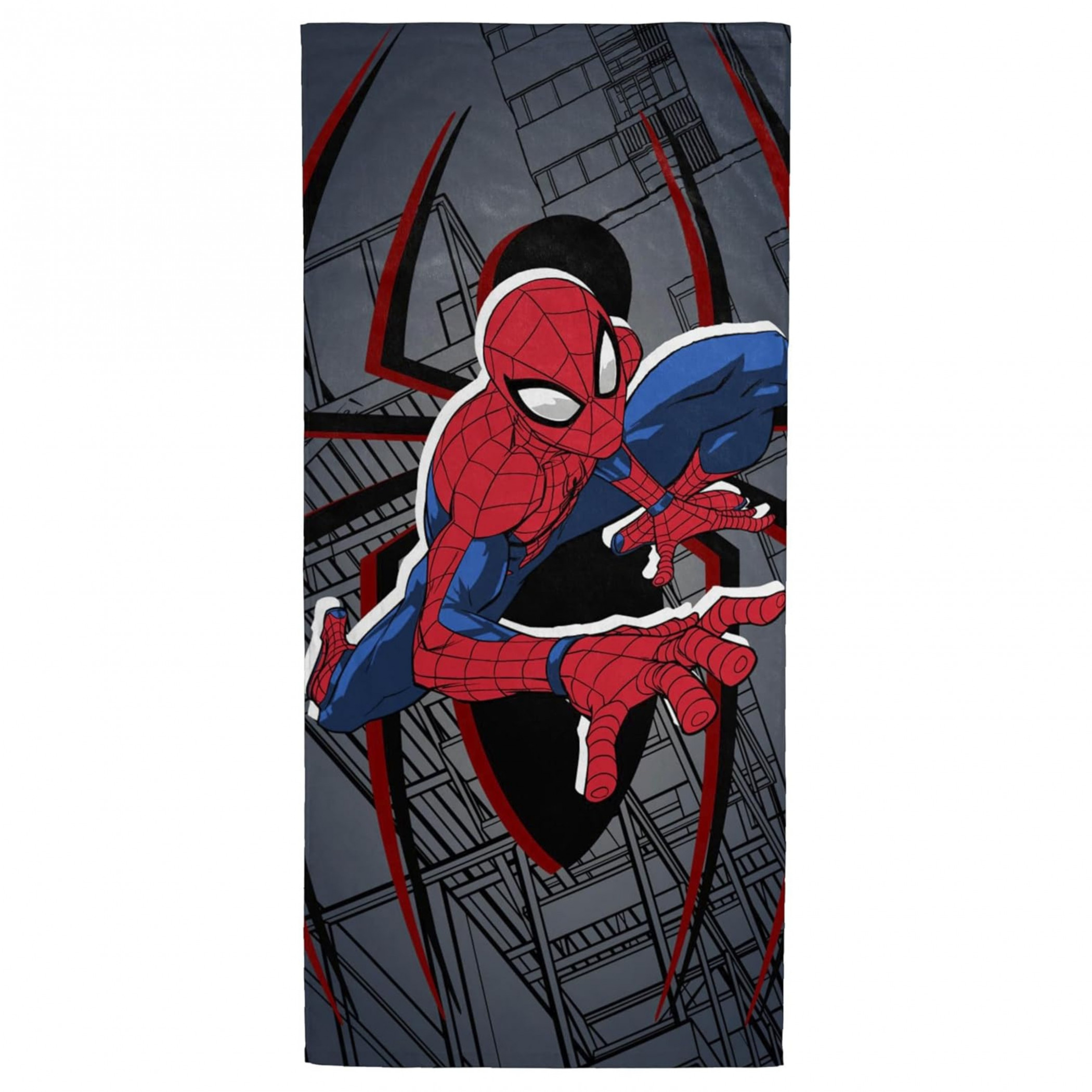 Spider-Man and Logo Beach Towel, Multi-Color