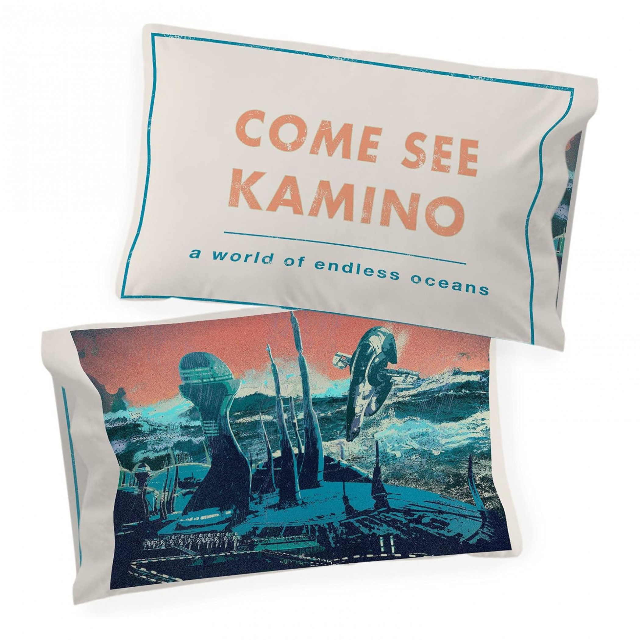 Star Wars Kamino Reversible 1-Pack Pillowcase, Multi-Color