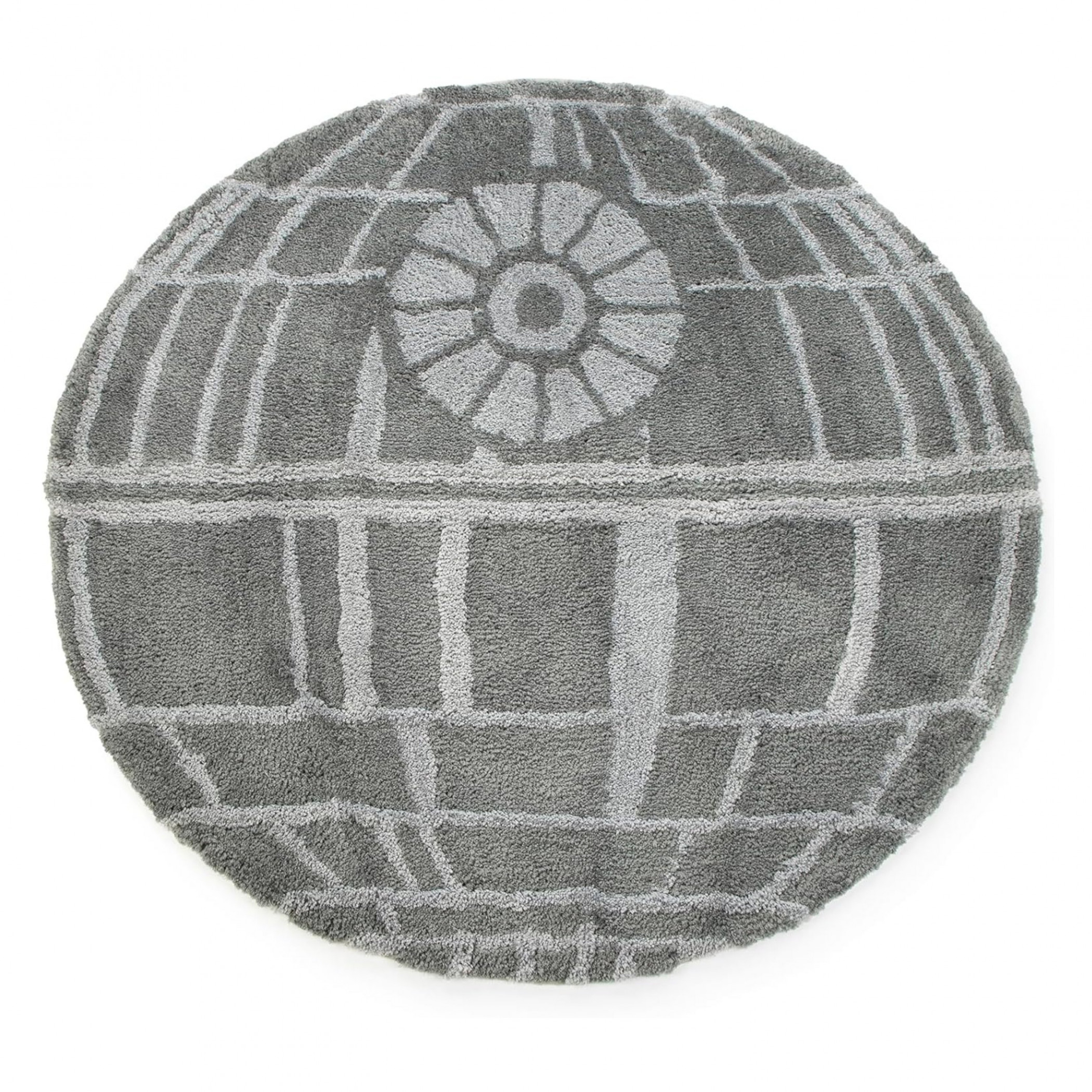 Star Wars Death Star Plush 3' x 3' Accent Rug, Grey