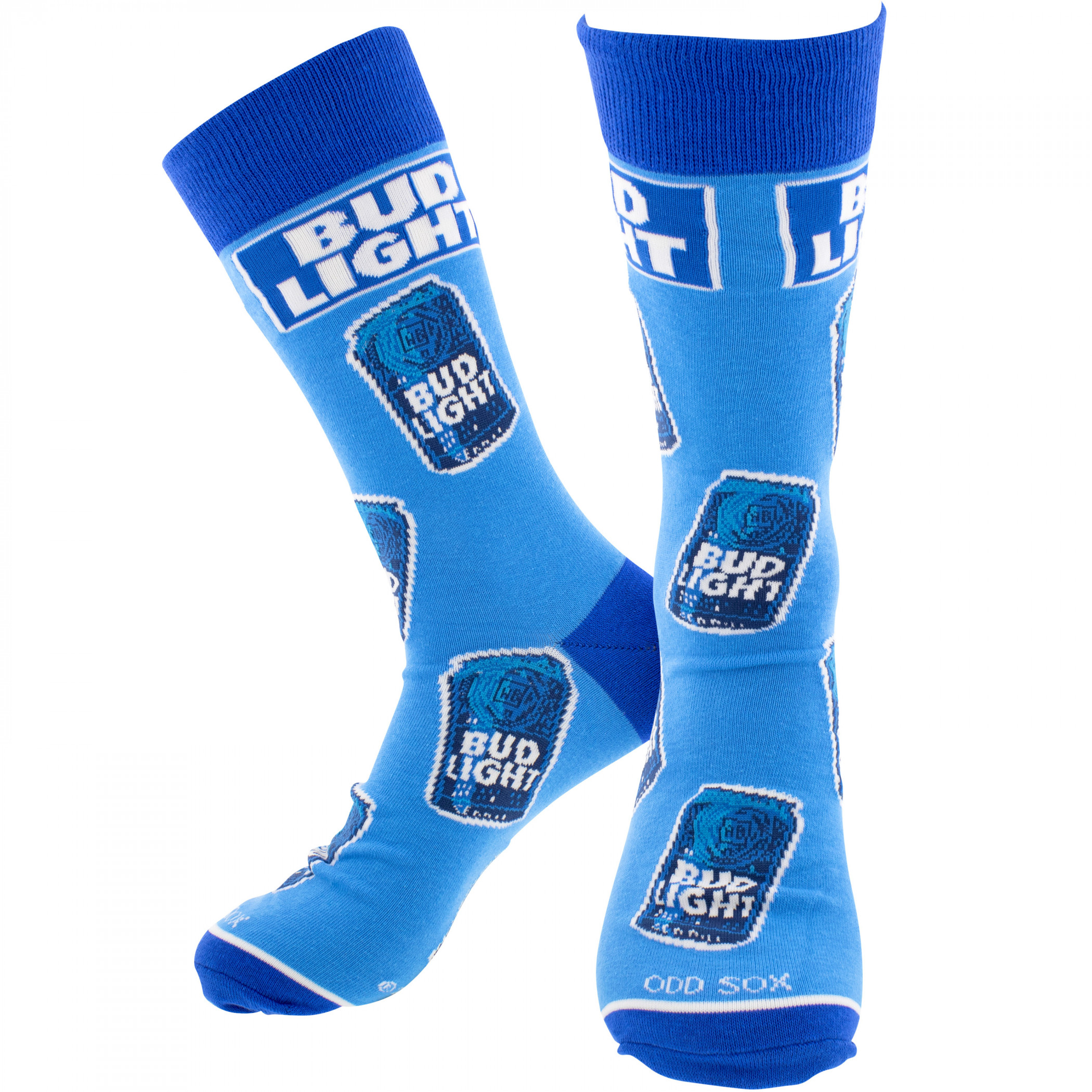 Bud Light Cans & Label Crew Socks
