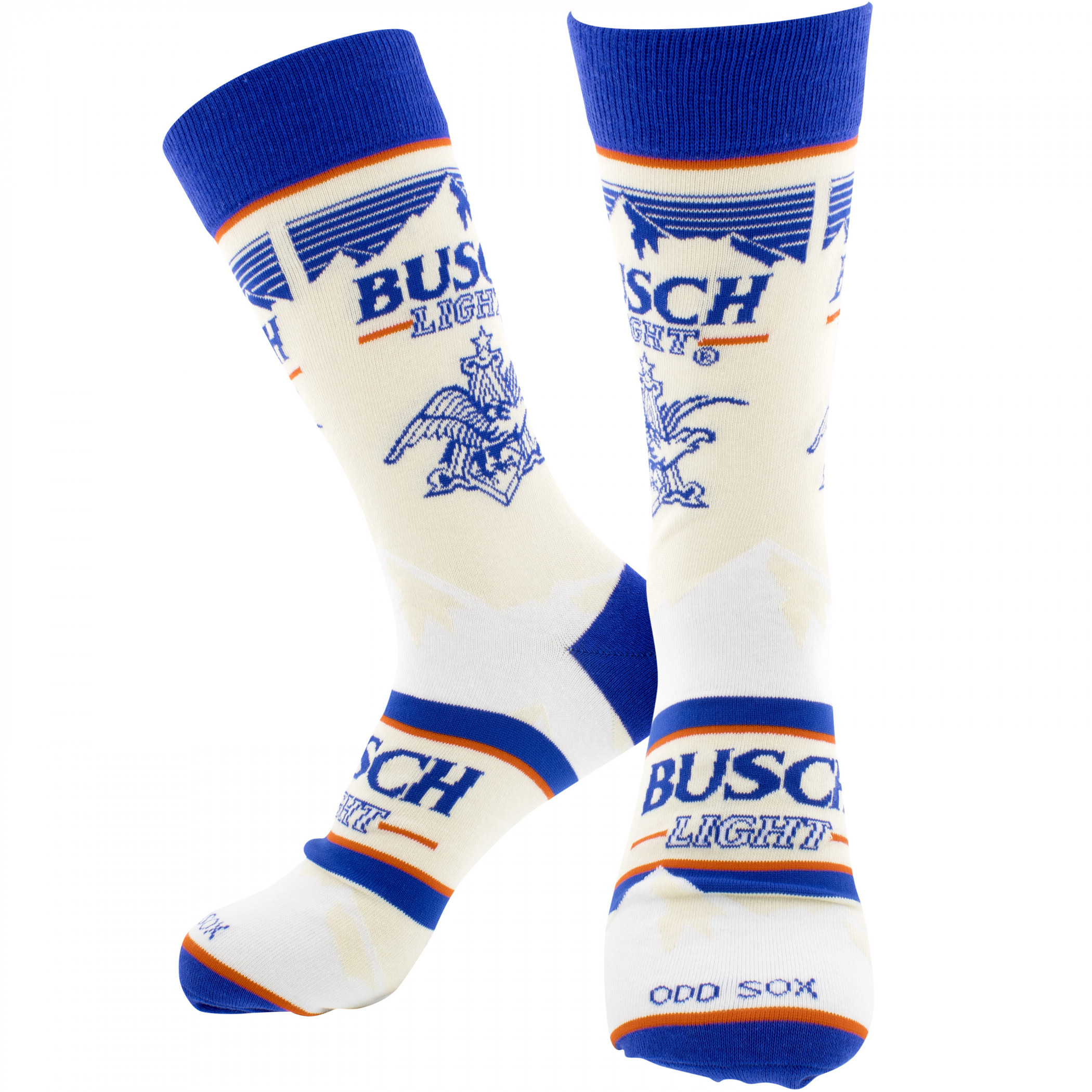 Busch Light Retro Label Crew Socks