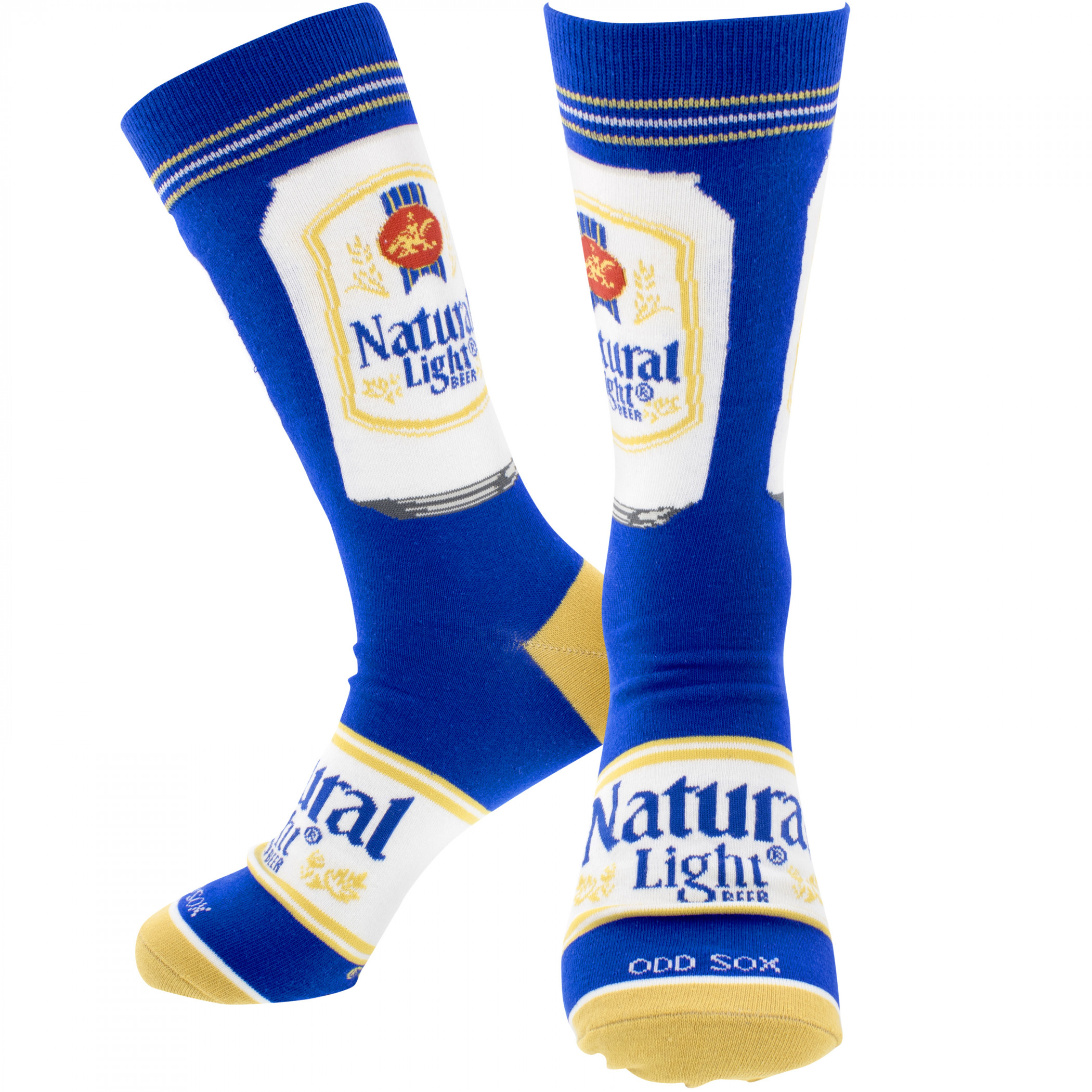 Natural Light Can & Label Crew Socks