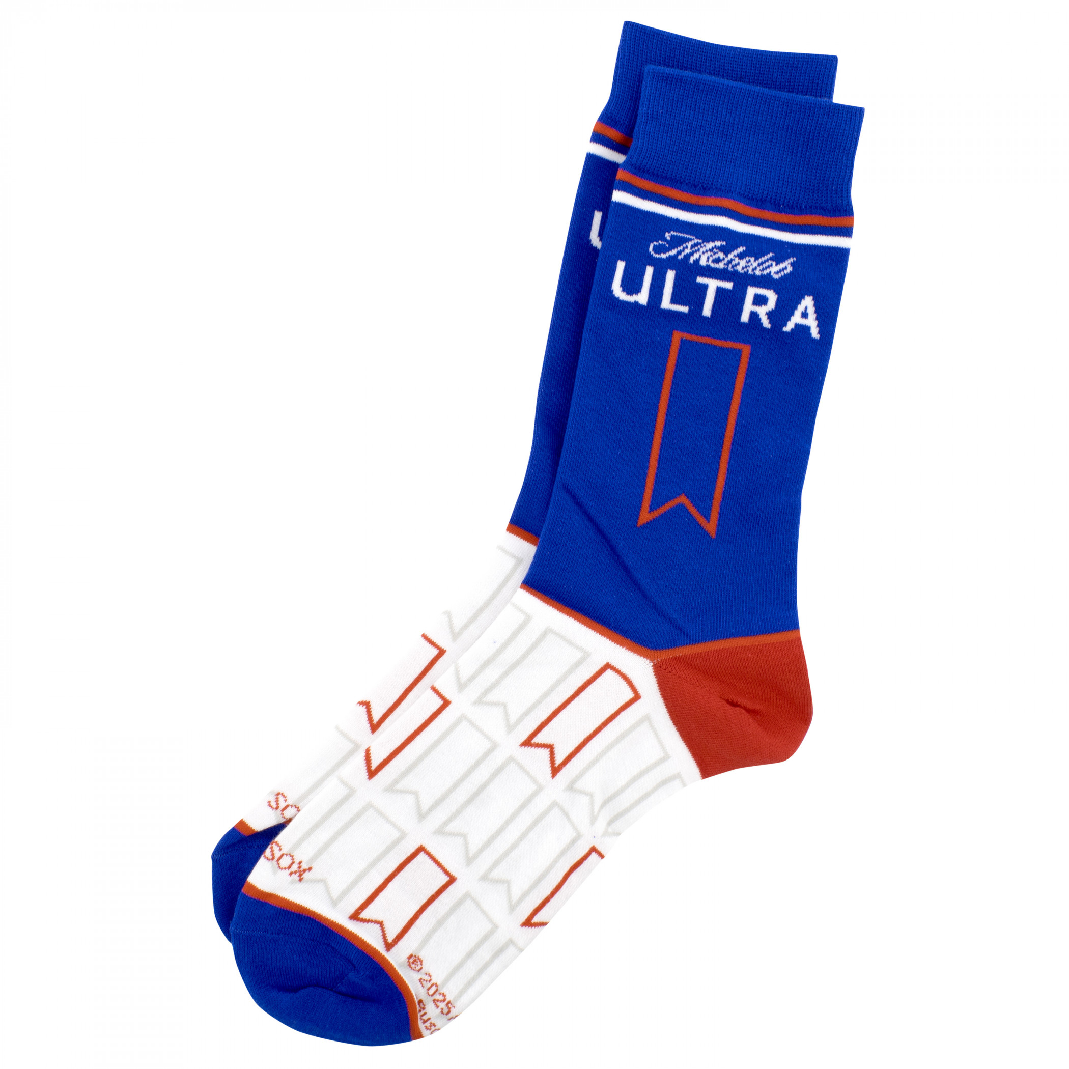 Michelob Ultra Can & Label Crew Socks
