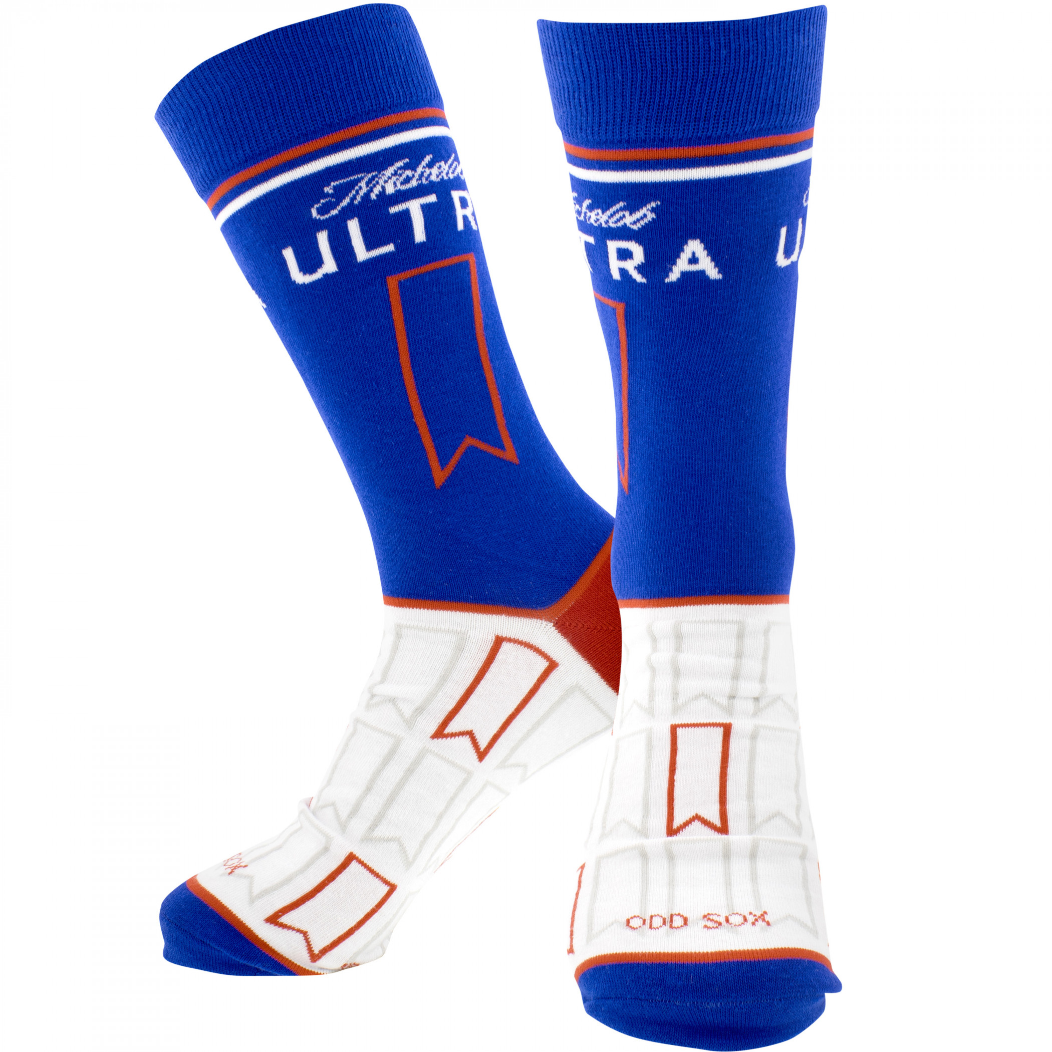Michelob Ultra Can & Label Crew Socks