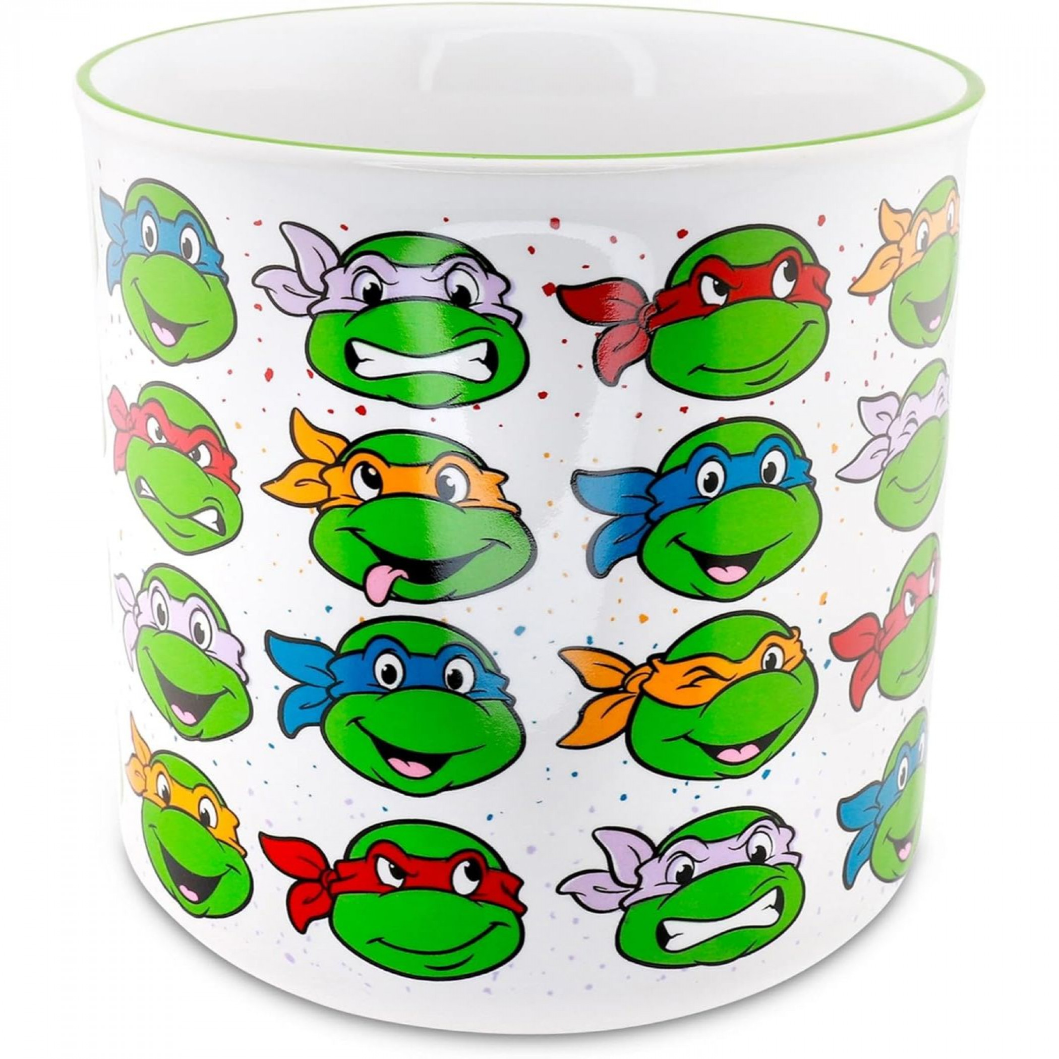 Teenage Mutant Ninja Turtles Faces 20oz Jumbo Ceramic Mug, Multi-Color