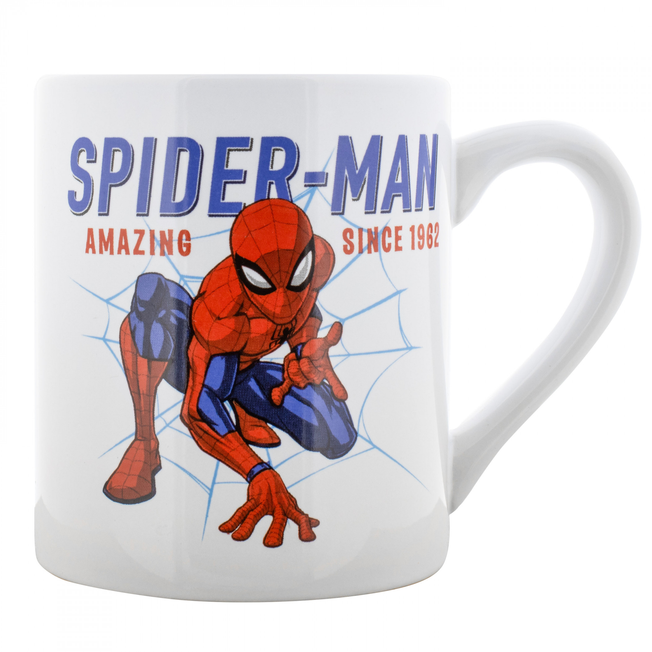 Spider-Man Authentic Since 1962 14oz Ceramic Mug, White
