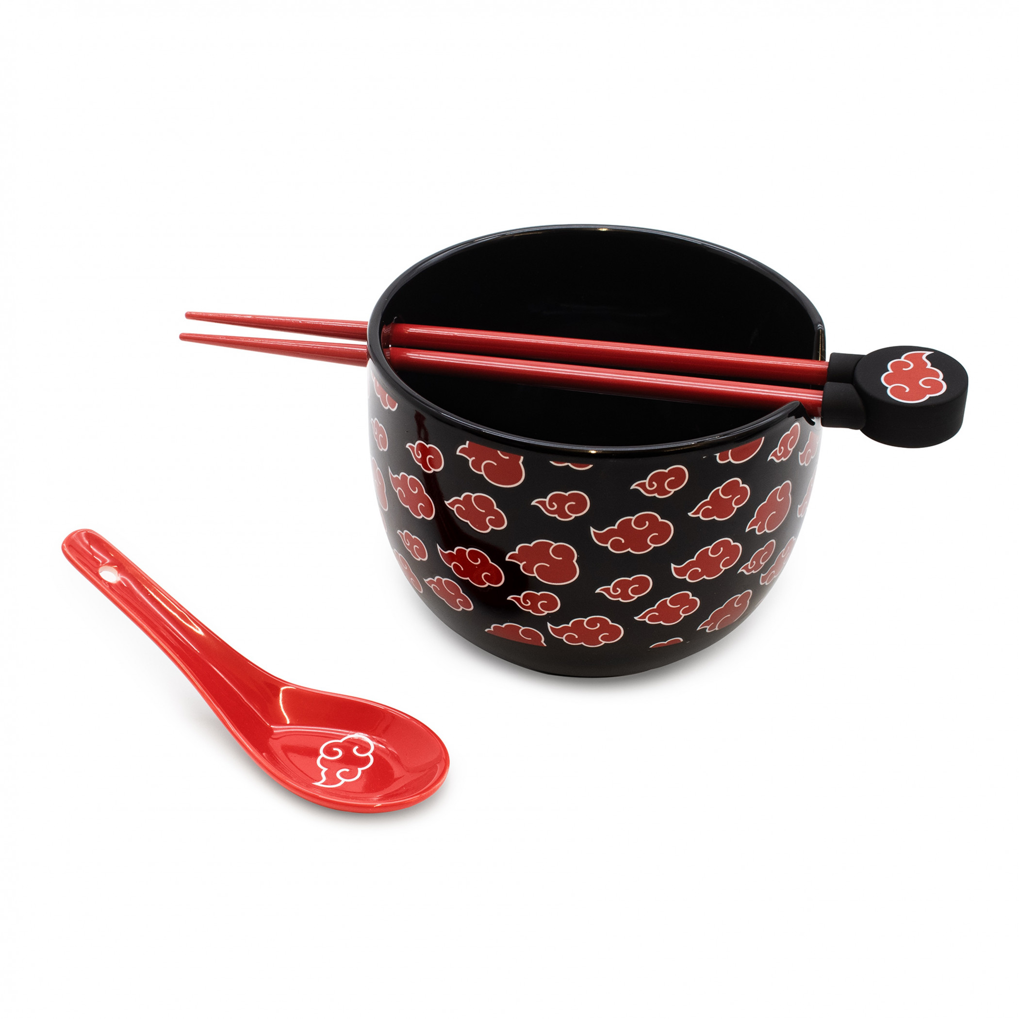 Naruto Shippuden Akatsuki Cloud Ramen Bowl Bundle, Multi-Color