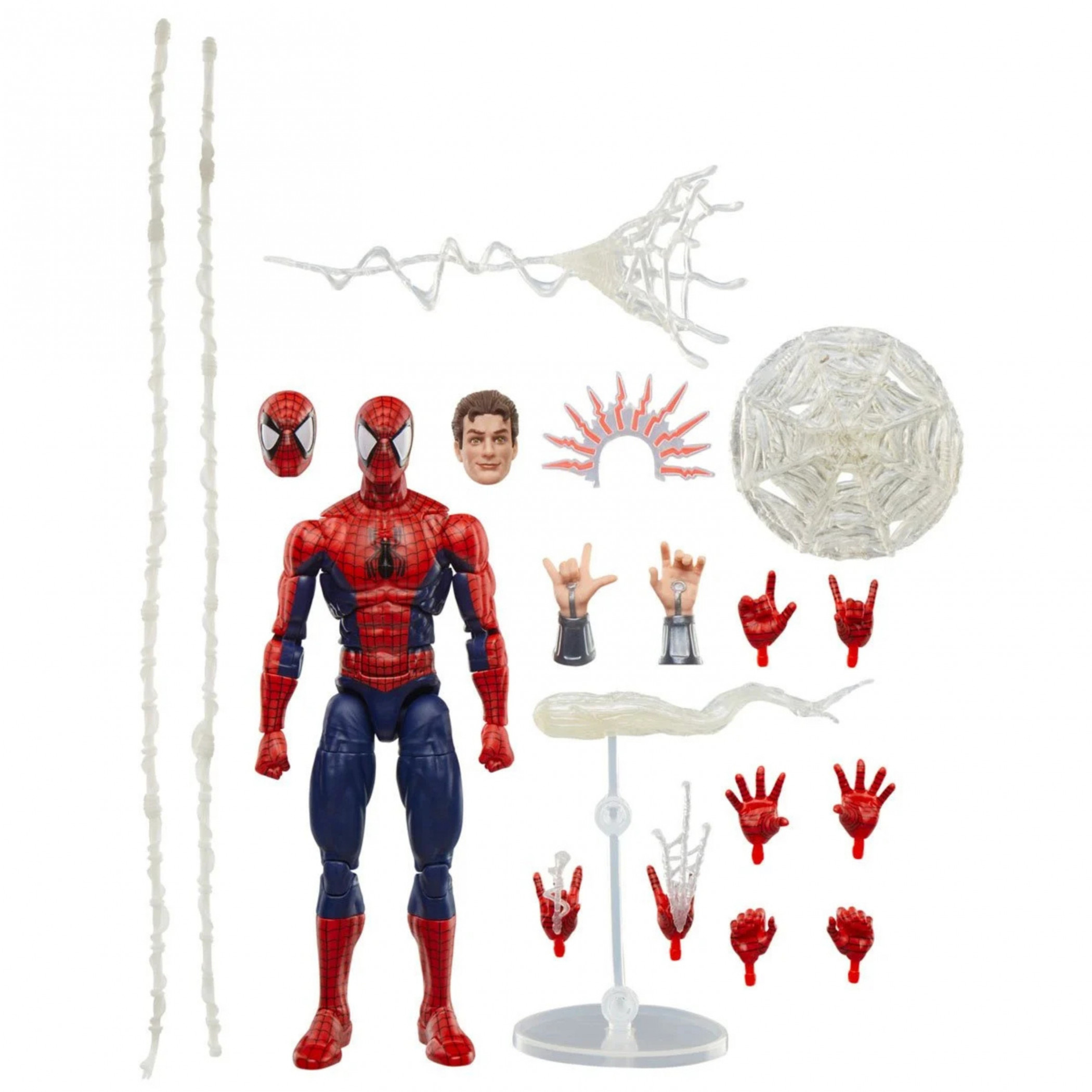 Spider-Man 6' Posable Figure w/ Interchangeable Parts, Red