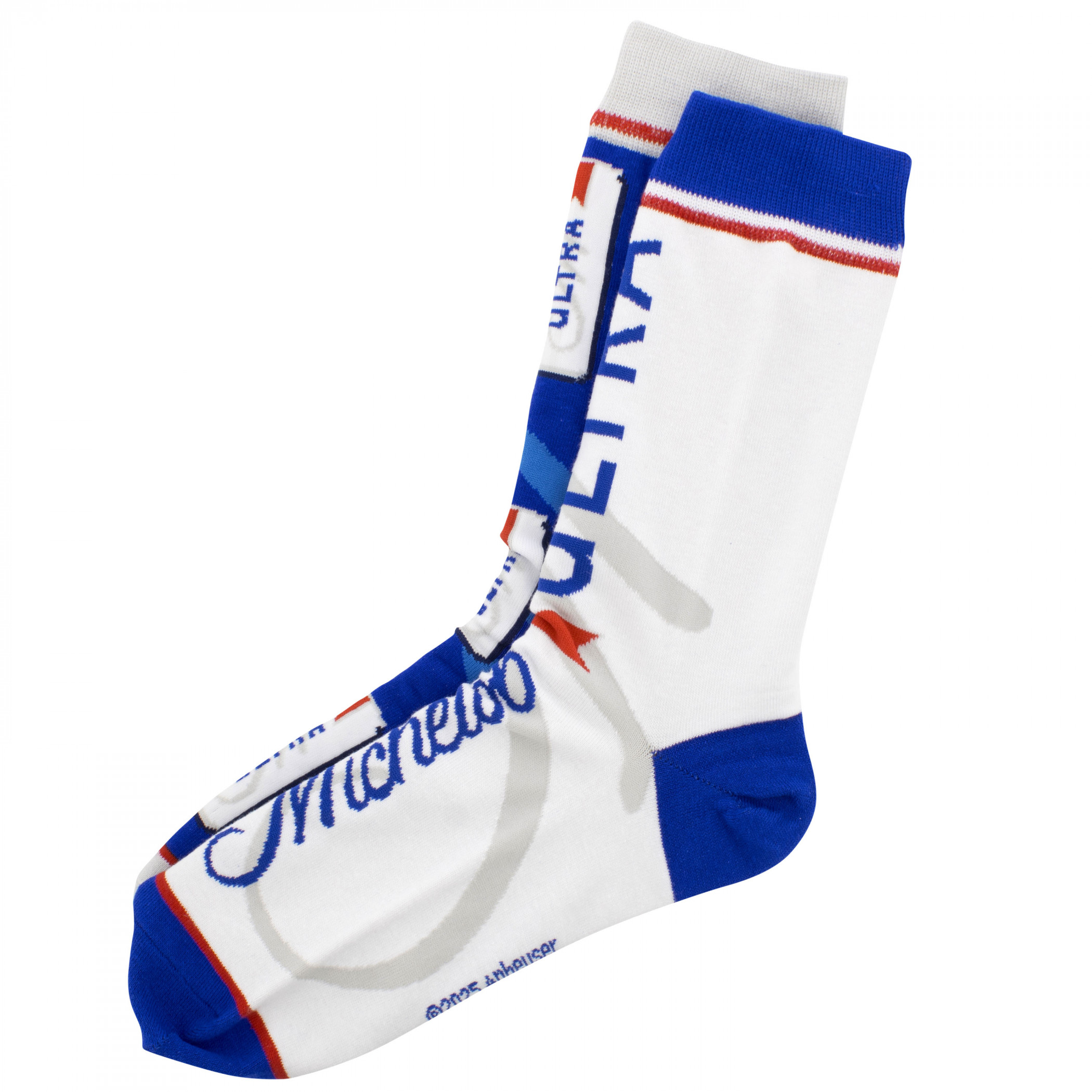 Michelob Ultra Split Can and Logo Crew Socks