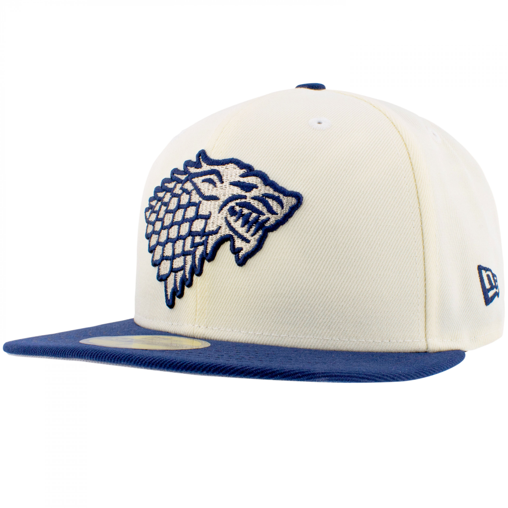 Game of Thrones Stark Crest New Era 59Fifty Fitted Hat, Beige