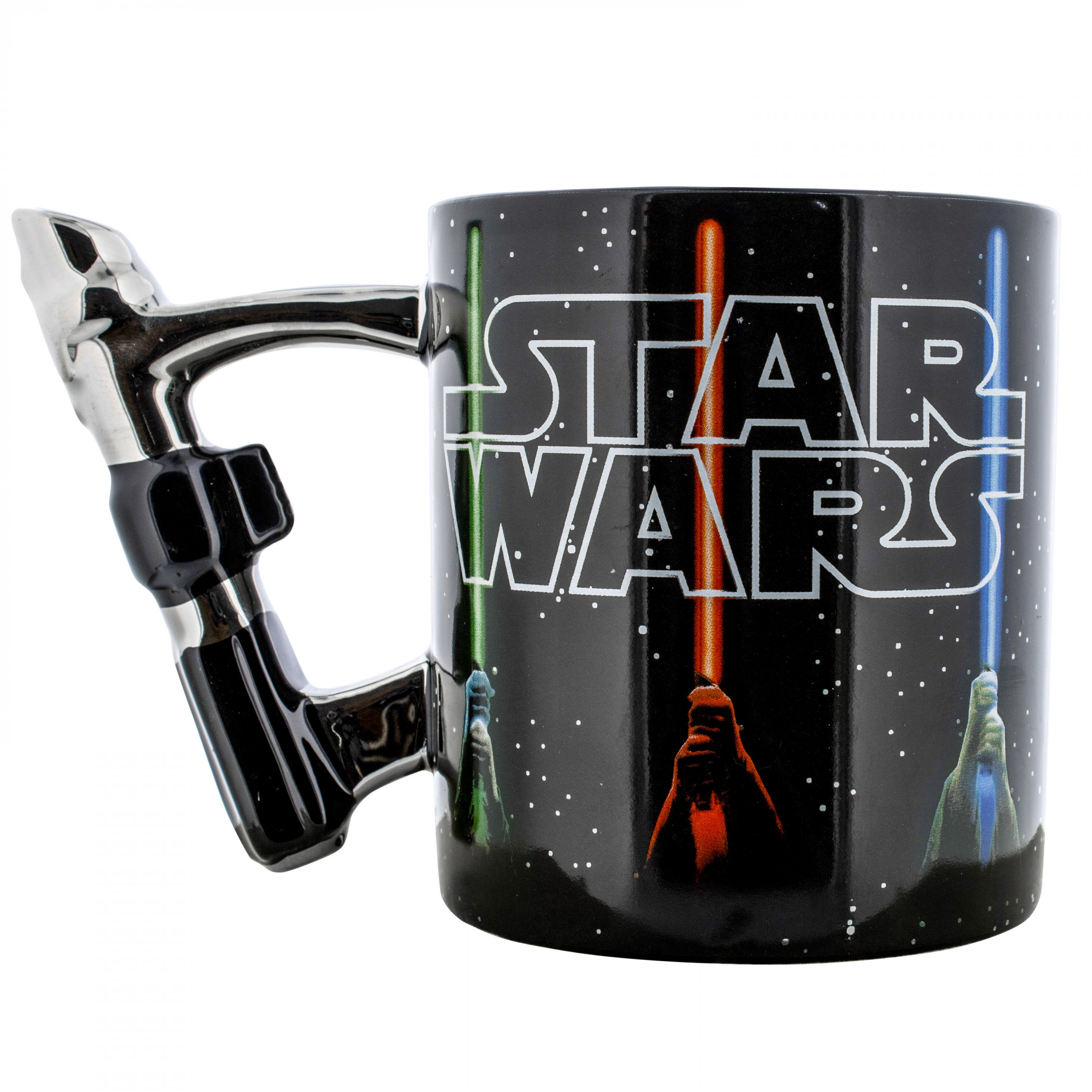 Star Wars Lightsaber Handle 20oz. Ceramic Mug, Black