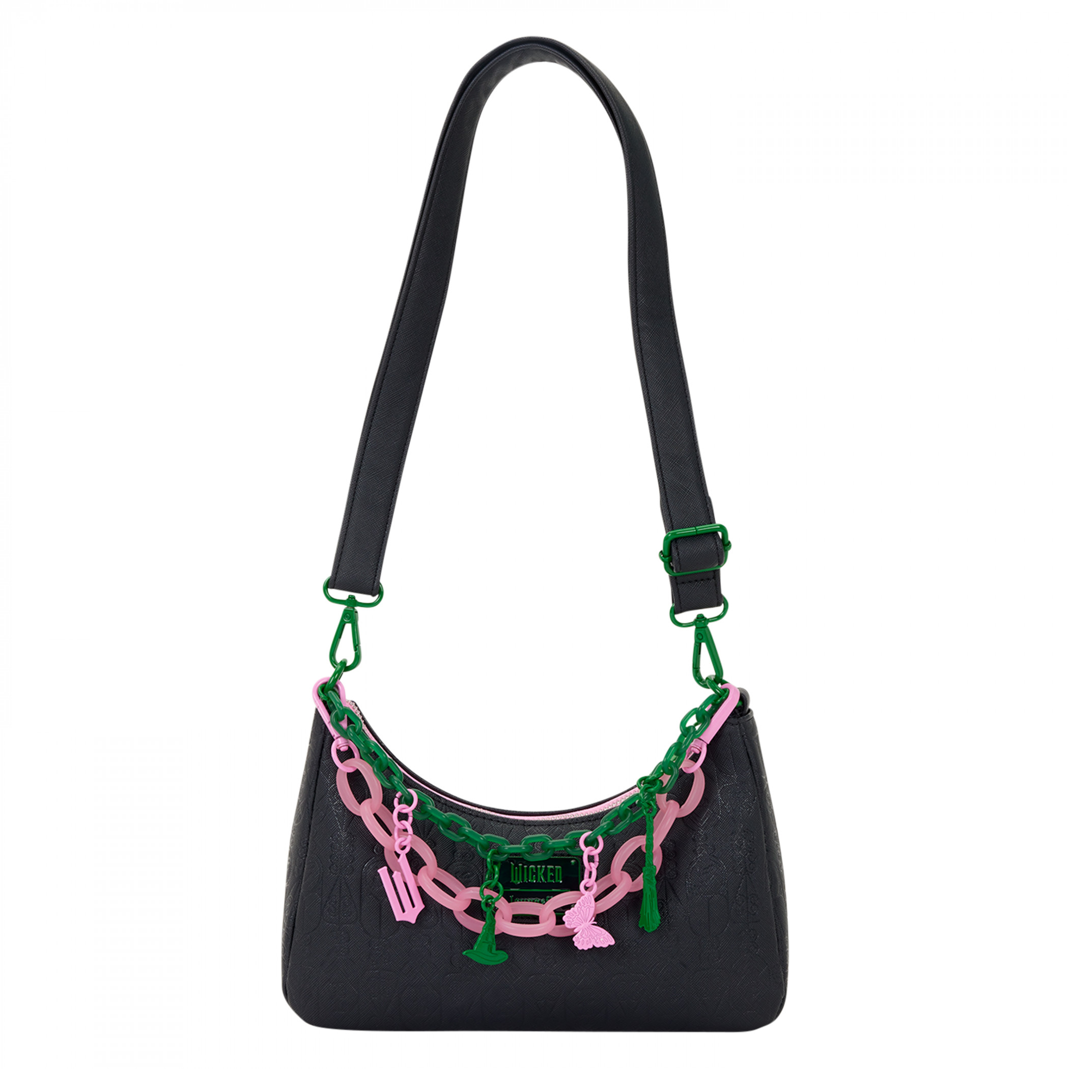 Wicked Part Two Cross Body Bag By Loungefly with Charms, Black
