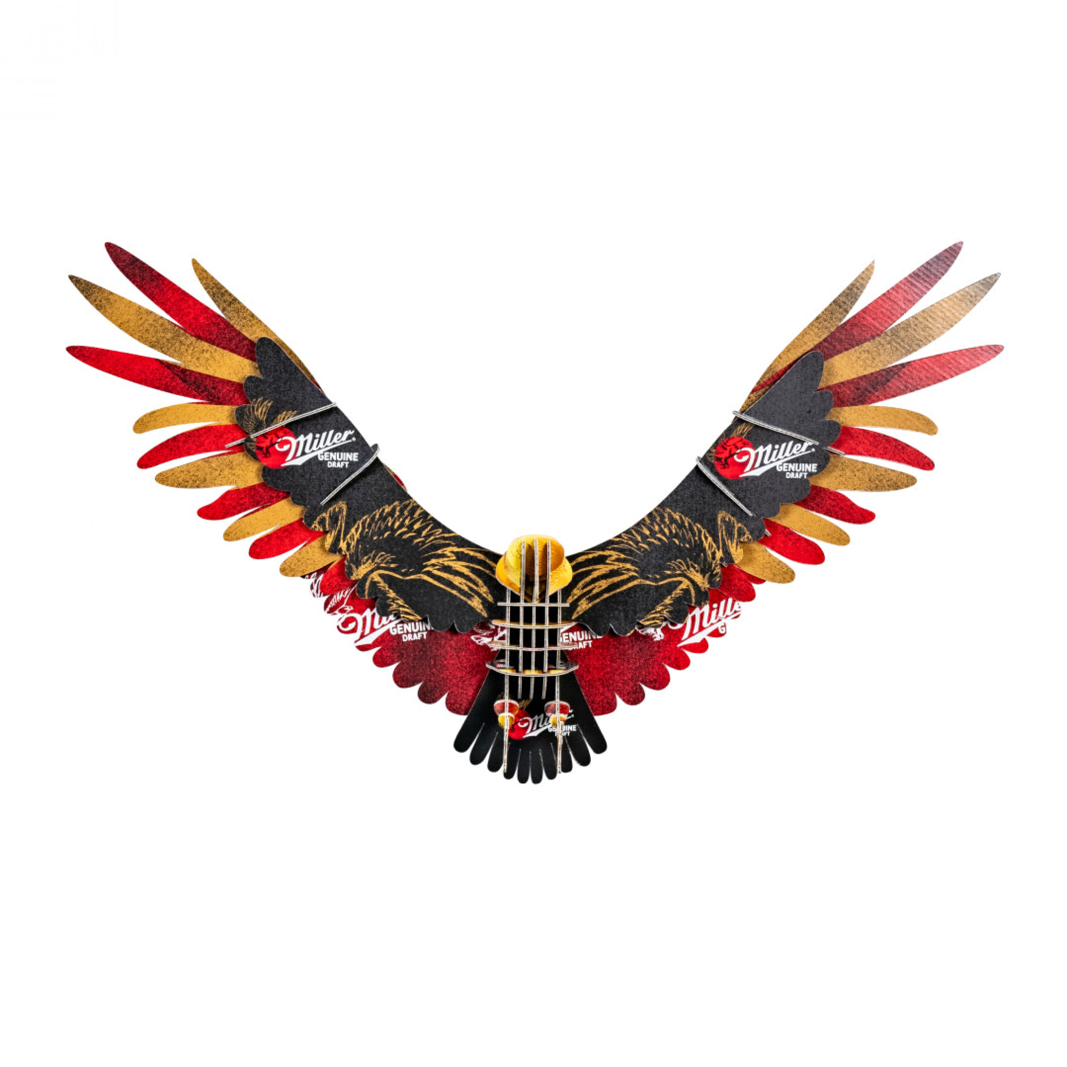 Miller Genuine Draft Cardboard Eagle Mount