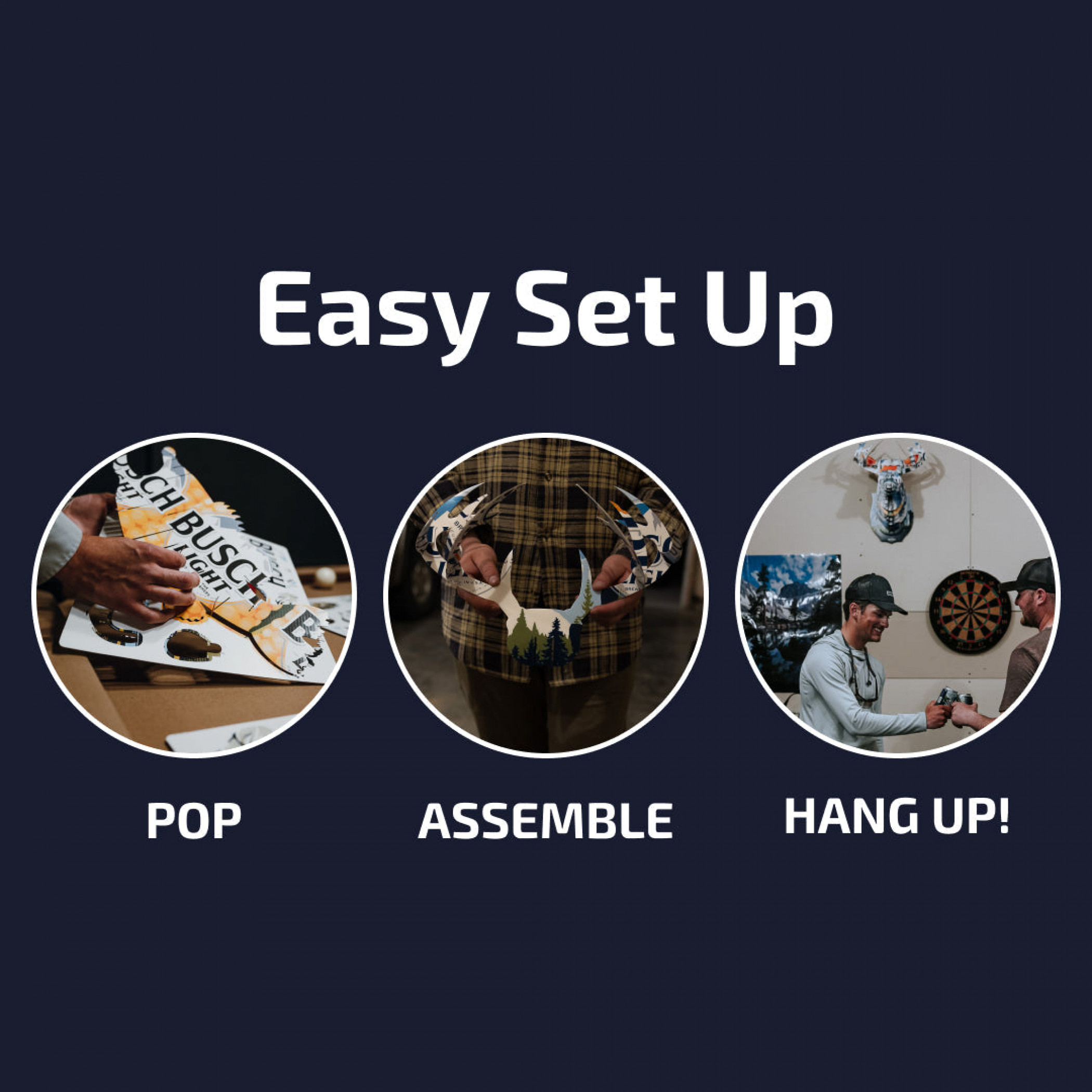 Natural Light Carboard Marlin Mount