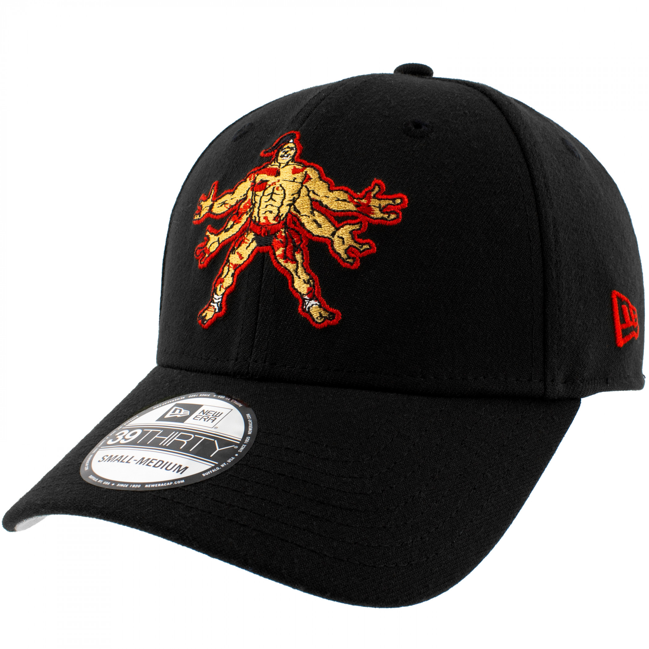 Mortal Kombat Goro New Era 39Thirty Fitted Hat, Black