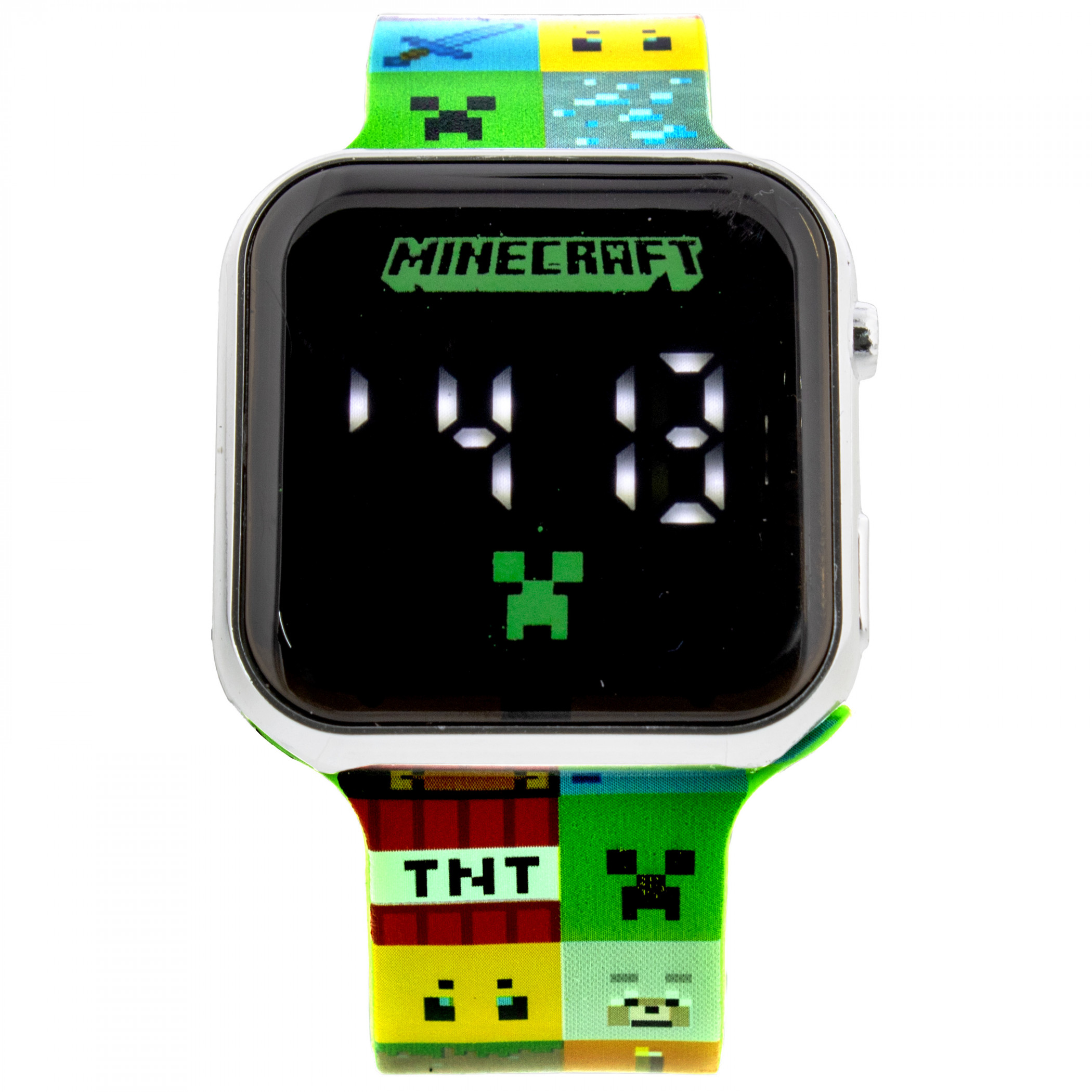 Minecraft Icons Kids Digital Interactive Smart Watch, Multi-Color