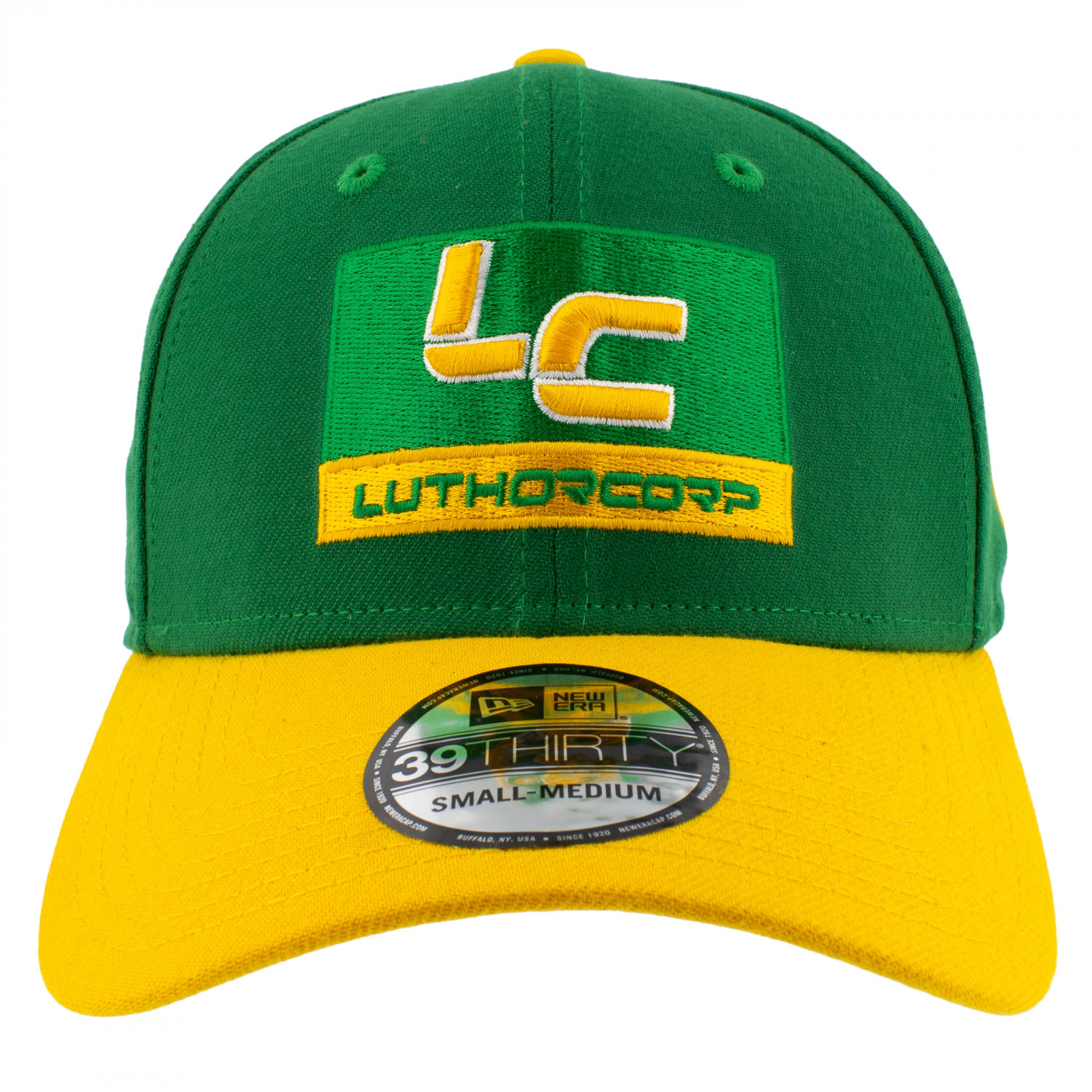 Luthorcorp Logo New Era 39Thirty Fitted Hat Multi-Color