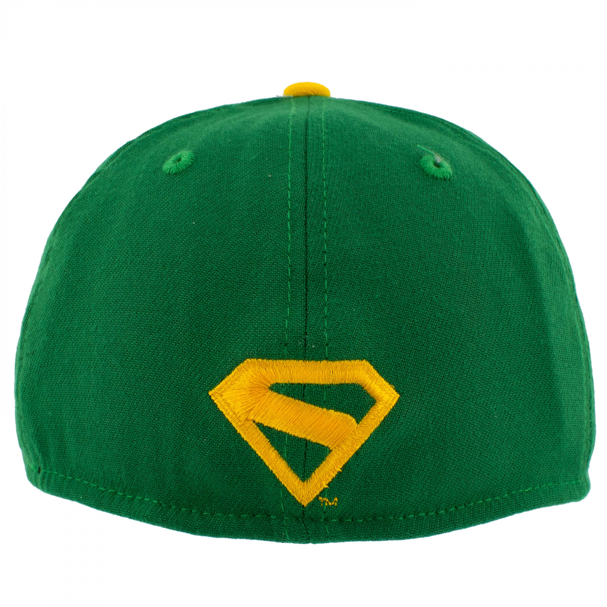 Luthorcorp Logo New Era 39Thirty Fitted Hat Multi-Color