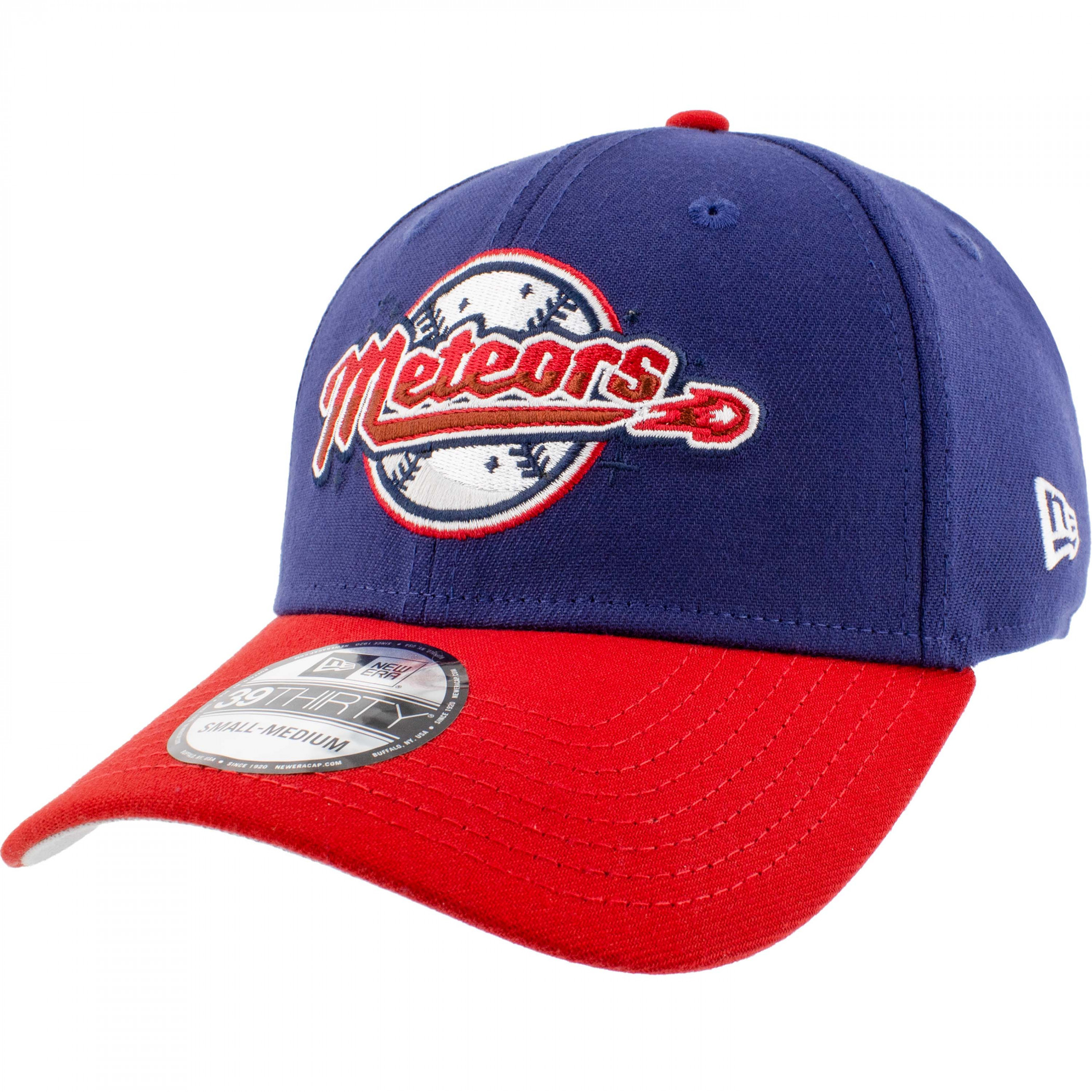 Superman Meteors Logo New Era 39Thirty Fitted Hat, Multi-Color