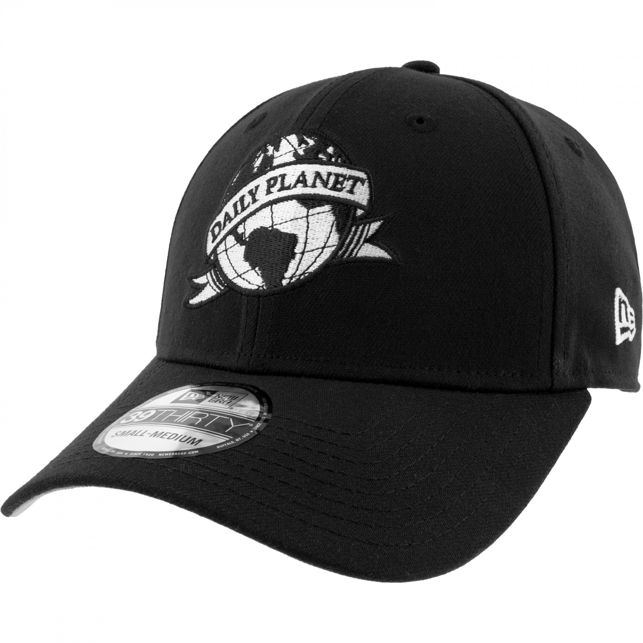Superman Daily Planet Logo New Era 39Thirty Fitted Hat Black | eBay