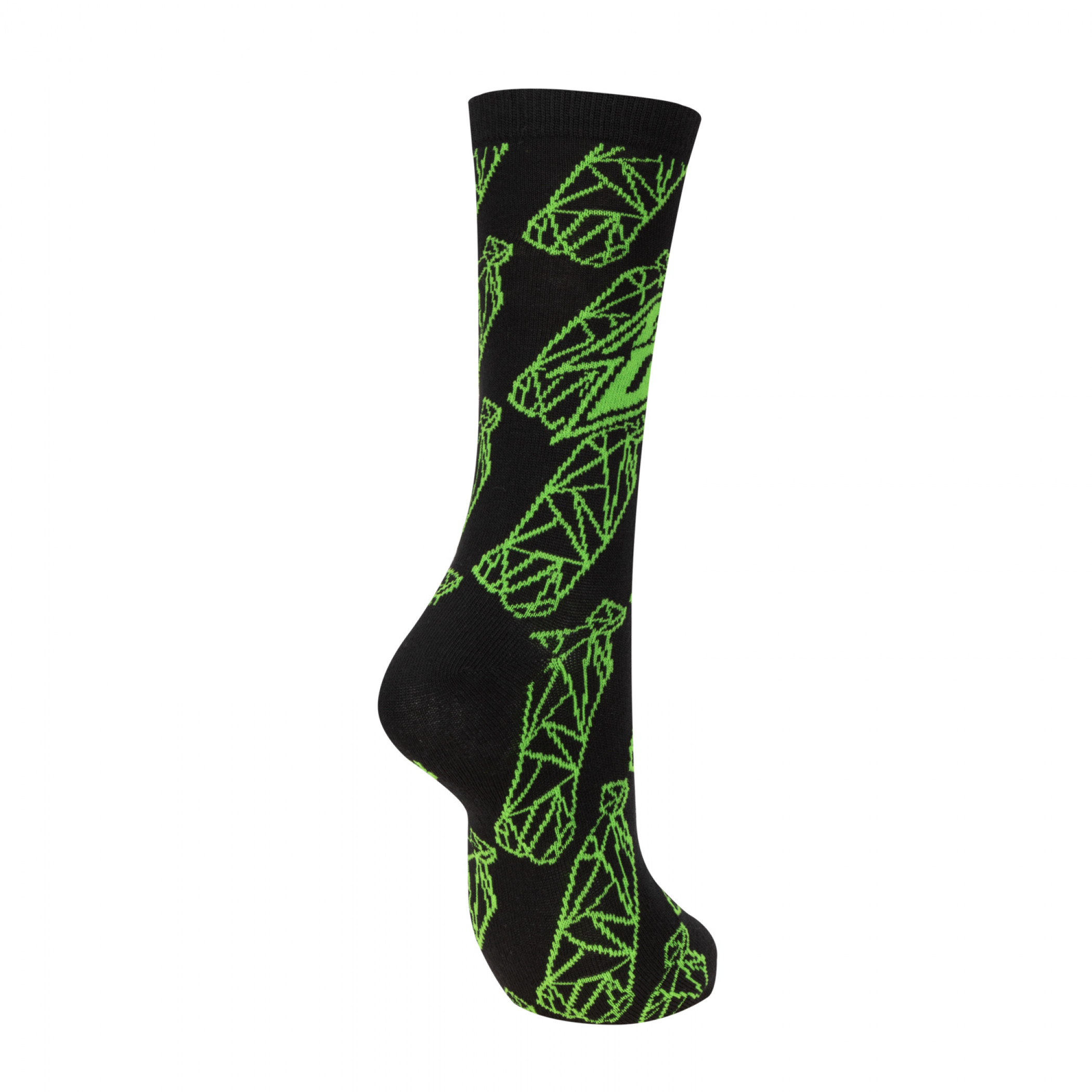 Mountain Dew Triangulated Bottles Crew Socks