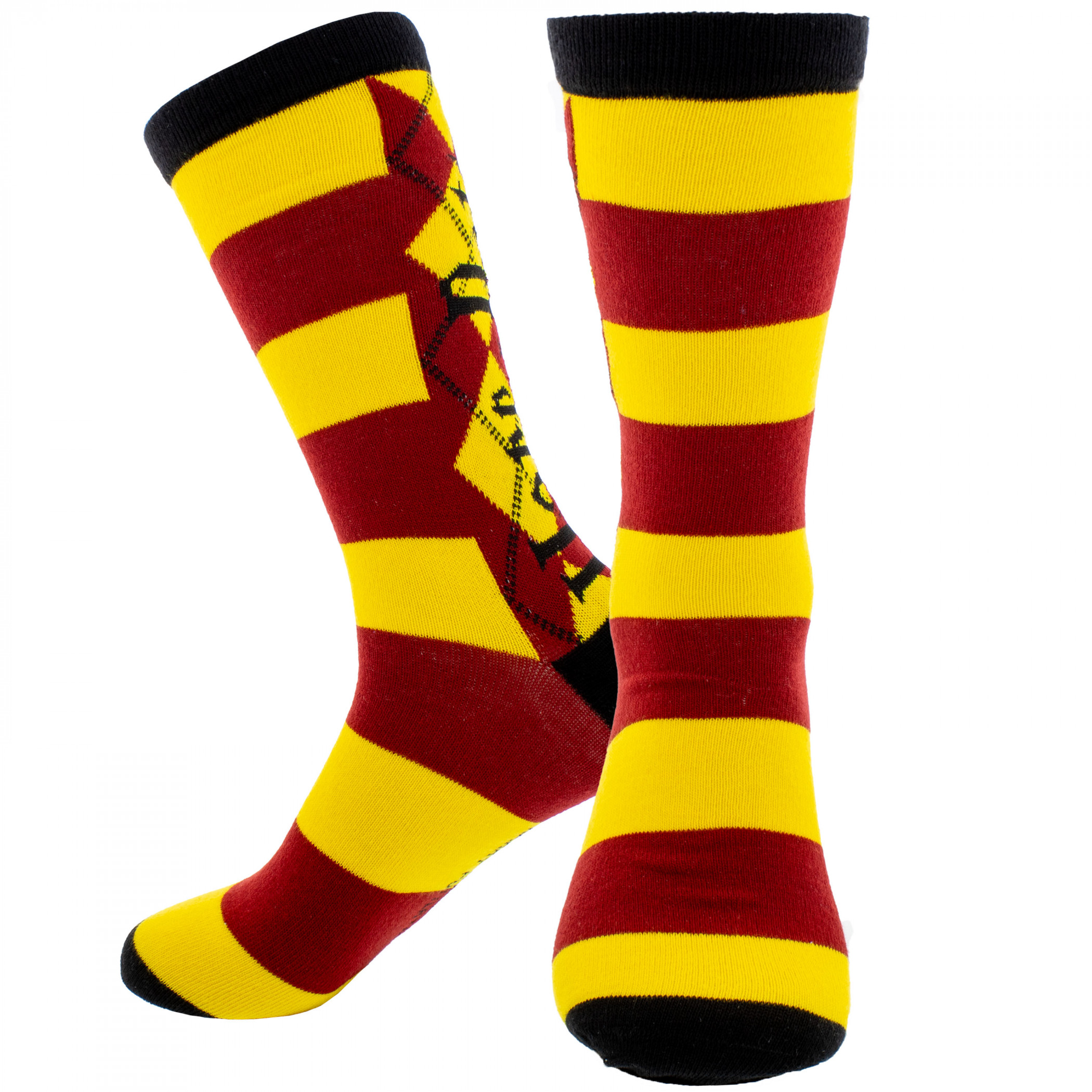 Harry Potter Gryffindor Colors Crew Socks, Multi-Color
