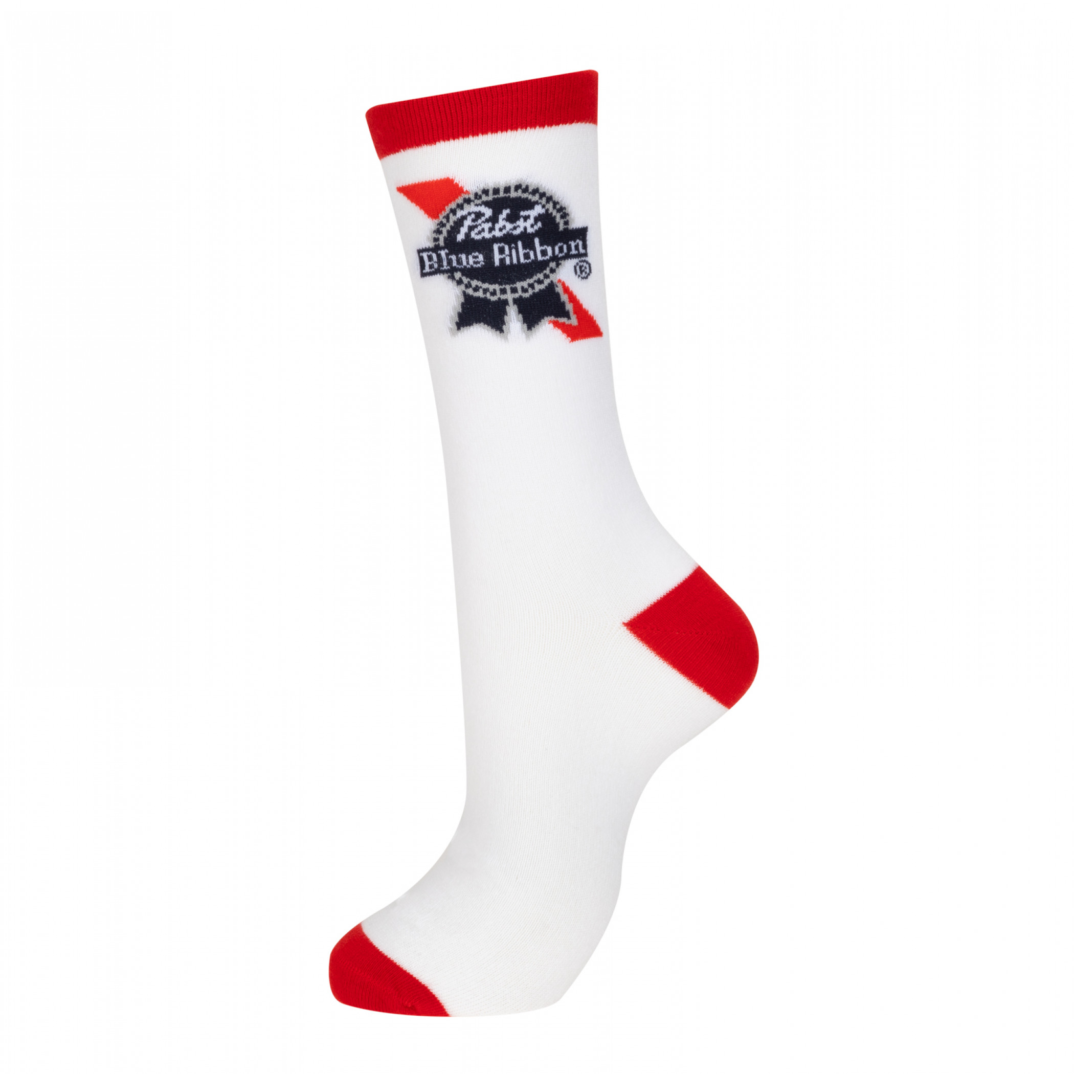 Pabst Blue Ribbon Simple Logo Crew Socks