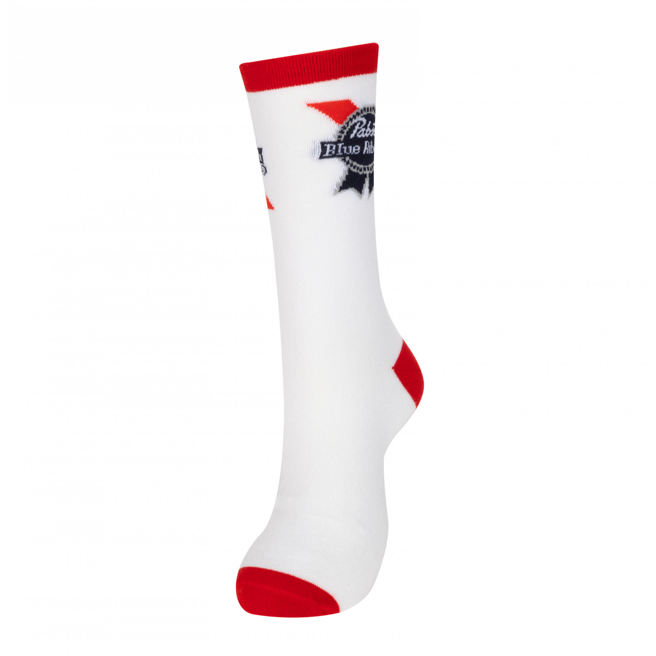 Pabst Blue Ribbon Simple Logo Crew Socks