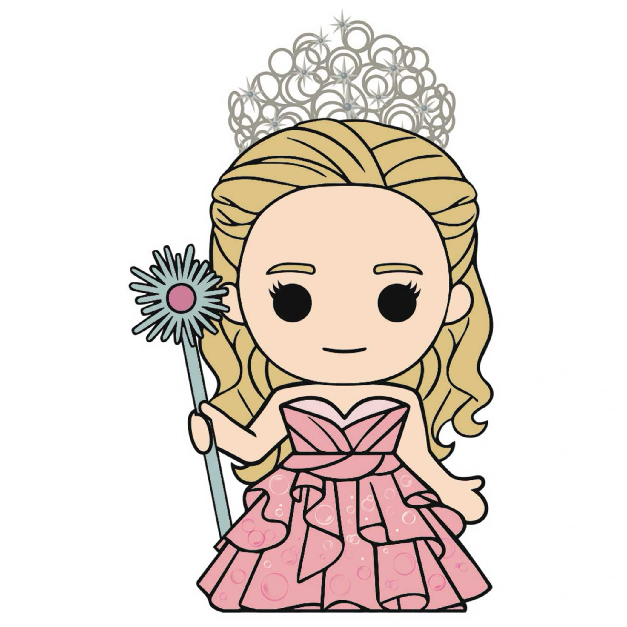 Wicked Glinda 3D Foam Magnet, Multi-Color